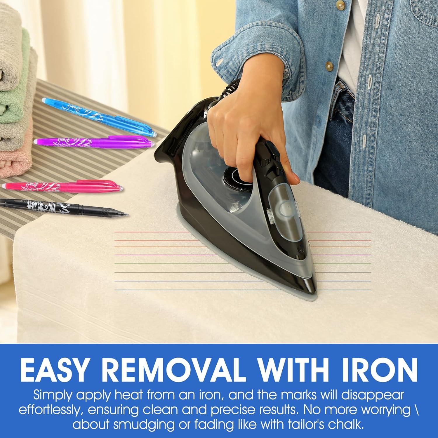 8 Bolígrafos Borrables por Calor Hpmjz para Tela 0.5mm