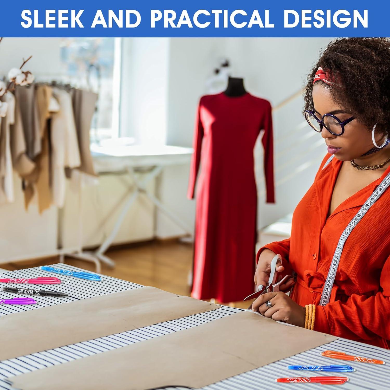 8 Bolígrafos Borrables por Calor Hpmjz para Tela 0.5mm