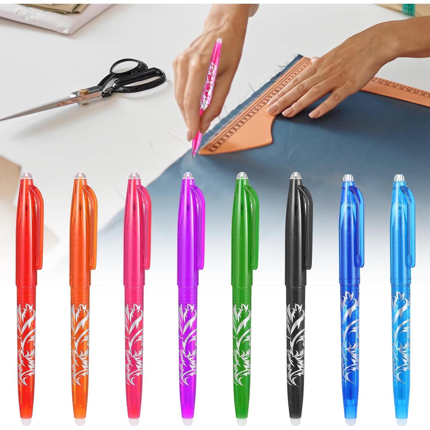 8 Bolígrafos Borrables por Calor Hpmjz para Tela 0.5mm
