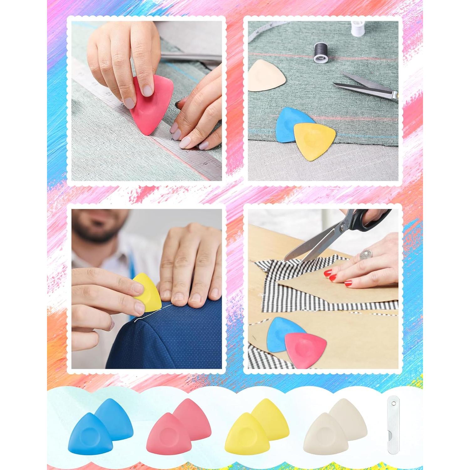 Juego de Tiza de Sastre FIVEIZERO 4 Piezas Multicolor