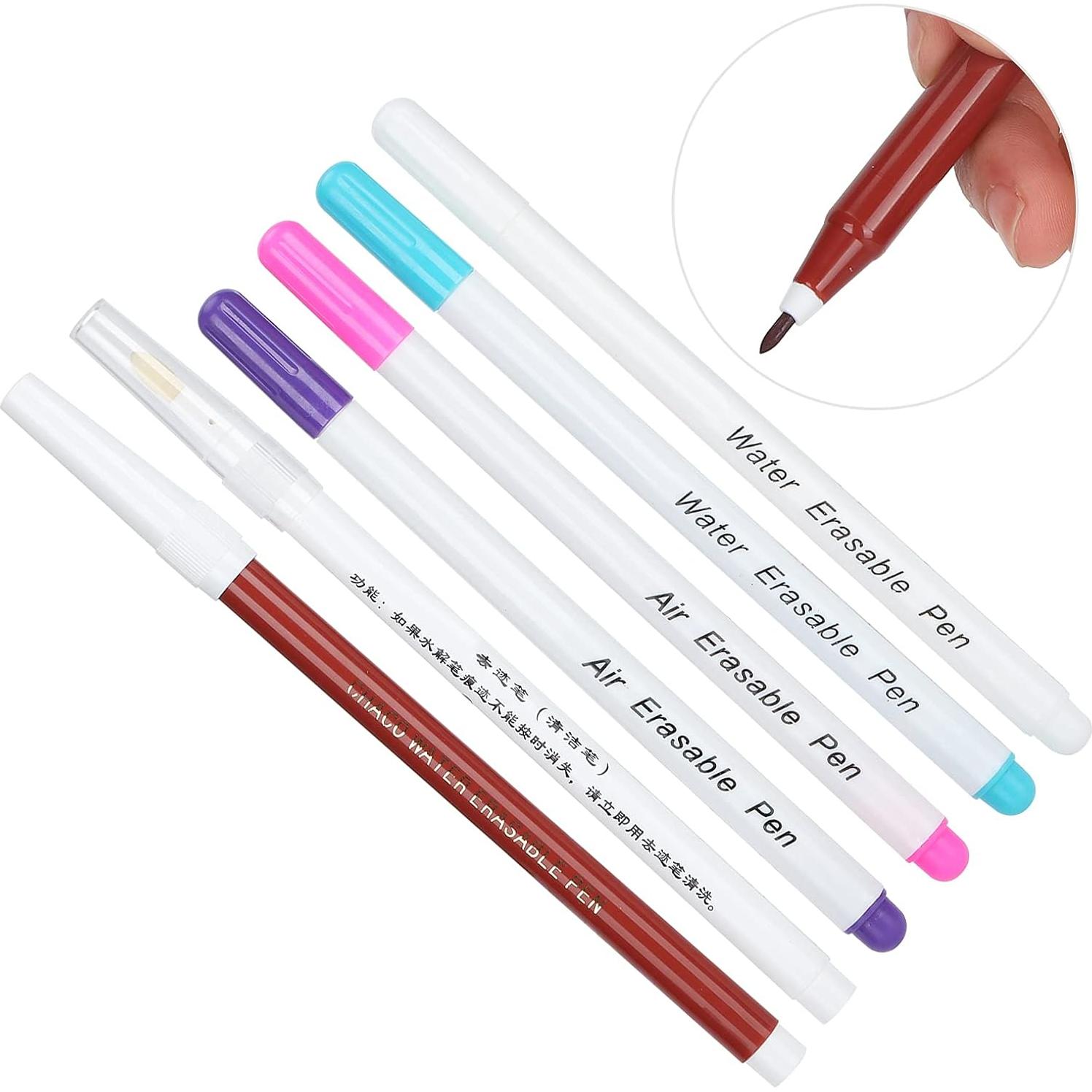 Conjunto de 6 bolígrafos borrables Zerodis - Tinta soluble en agua