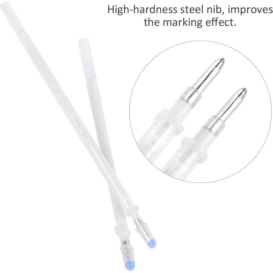 100 Recargas de Marcador Borrable Pssopp para Tela - Alta Temperatura