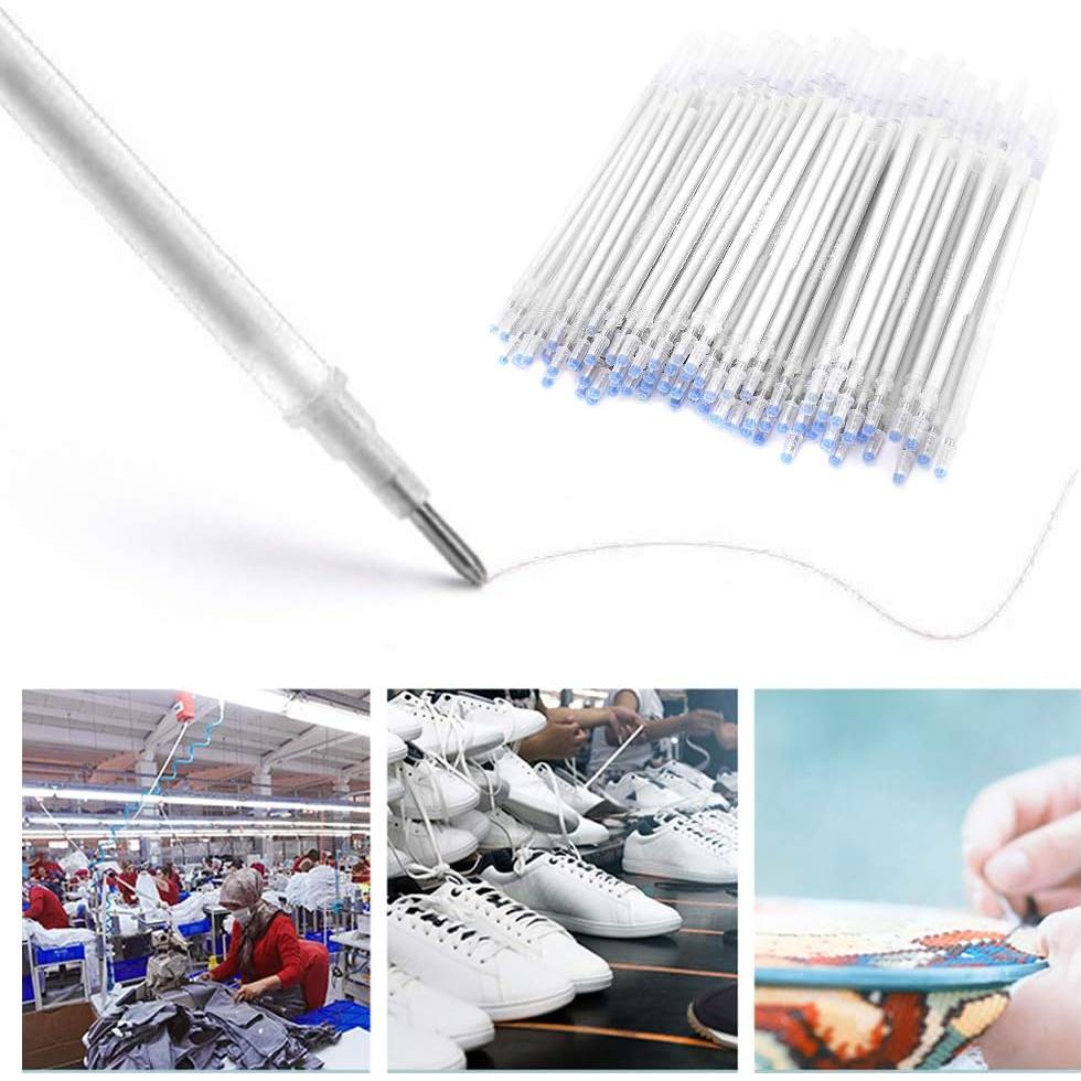 100 Recargas de Marcador Borrable Pssopp para Tela - Alta Temperatura