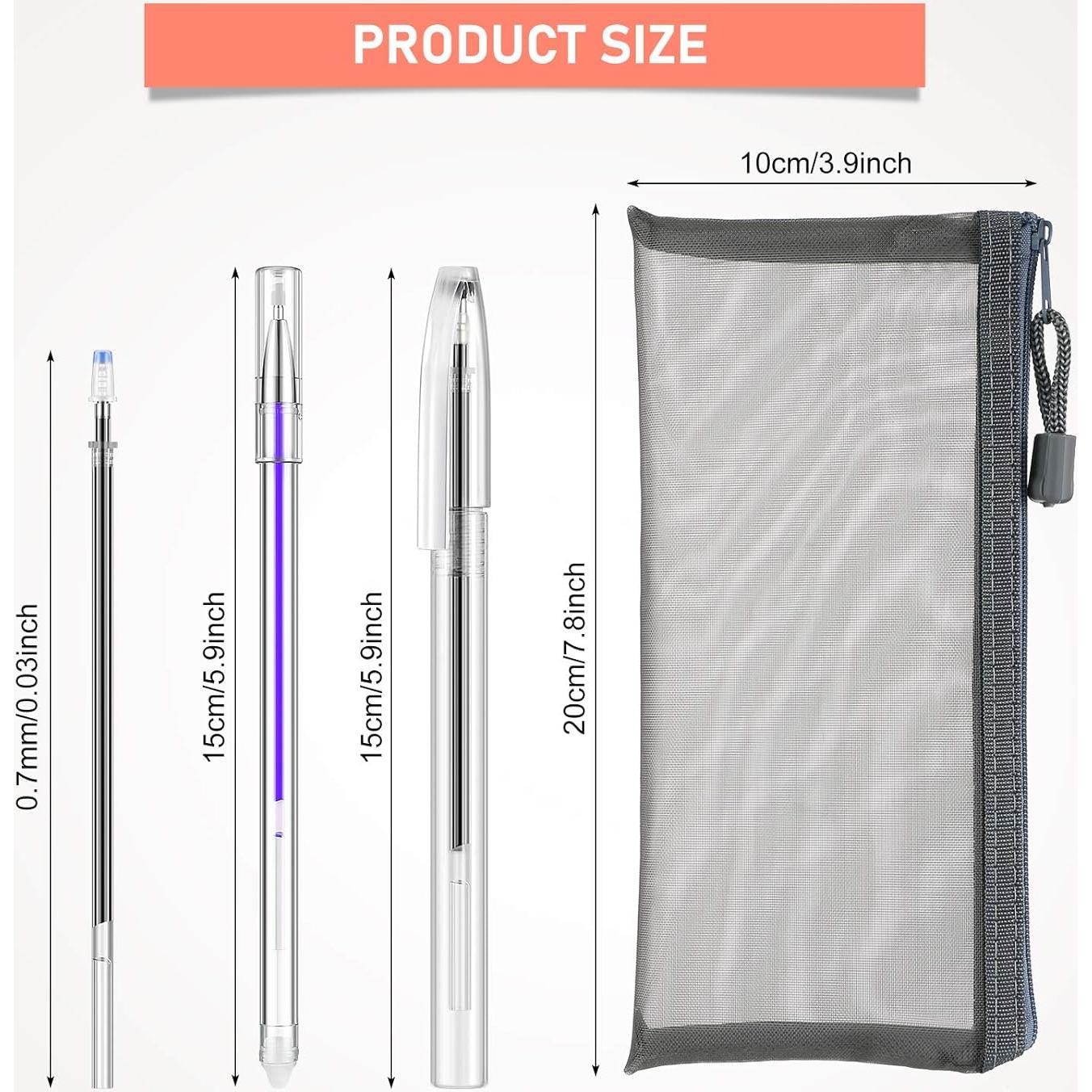 Conjunto de 36 bolígrafos borrables por calor Outus - 10 bolígrafos + 25 recambios