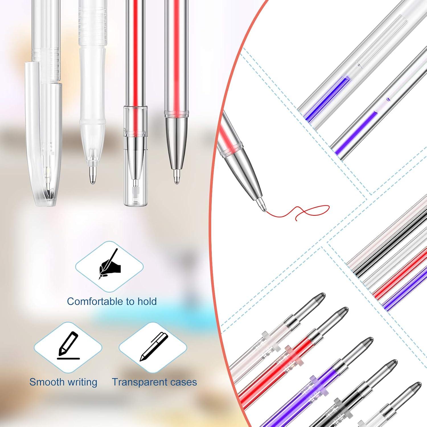 Conjunto de 36 bolígrafos borrables por calor Outus - 10 bolígrafos + 25 recambios