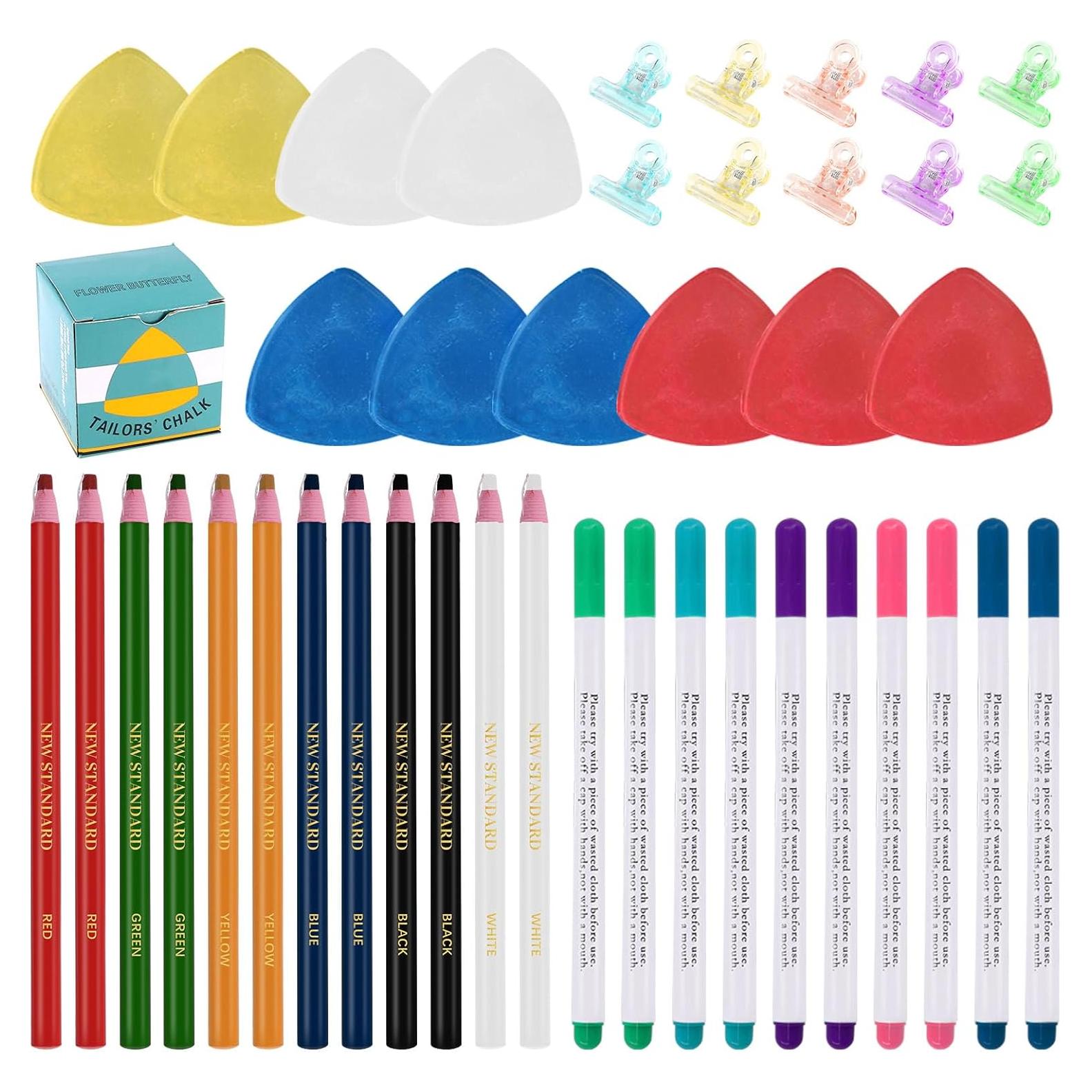 Kit de Herramientas de Costura Swpeet 42Pcs con Tiza y Marcadores