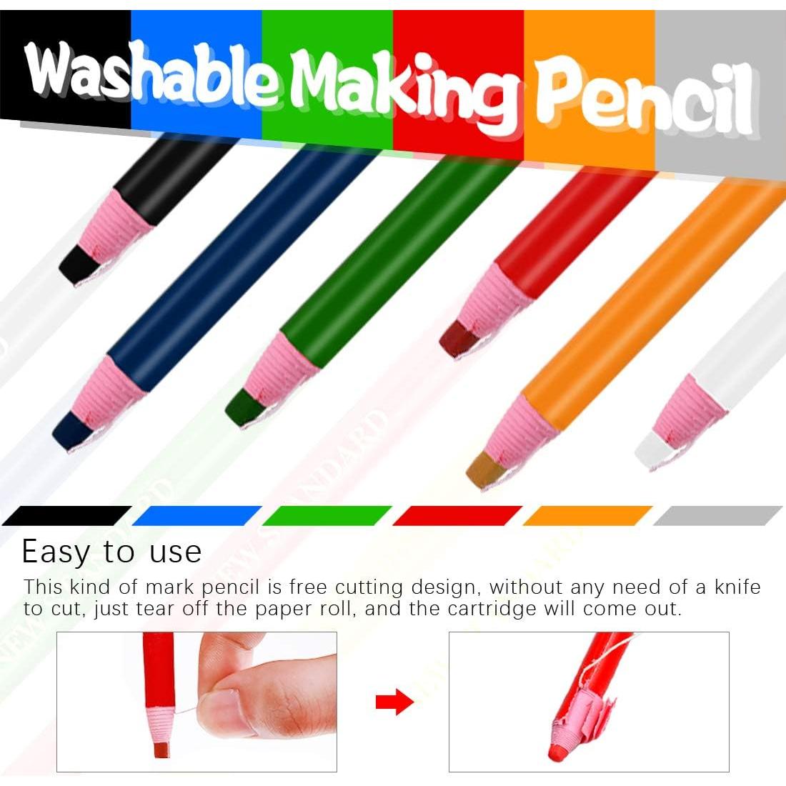 Kit de Herramientas de Costura Swpeet 42Pcs con Tiza y Marcadores