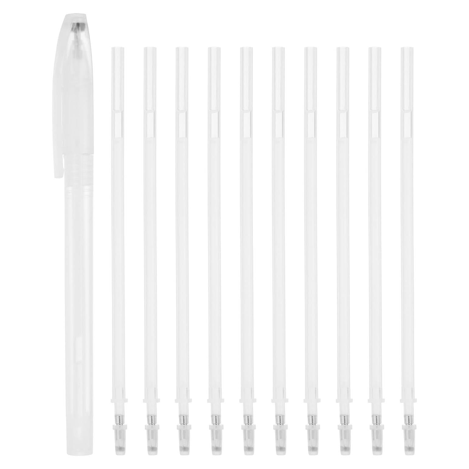 Recargas de Bolígrafos Borrables PATIKIL 10 Pcs Tinta Blanca 1mm