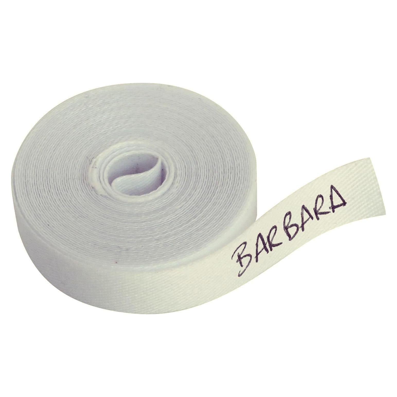 Cinta para Escribir Haberdashery Online 3m x 1cm Algodón Blanca
