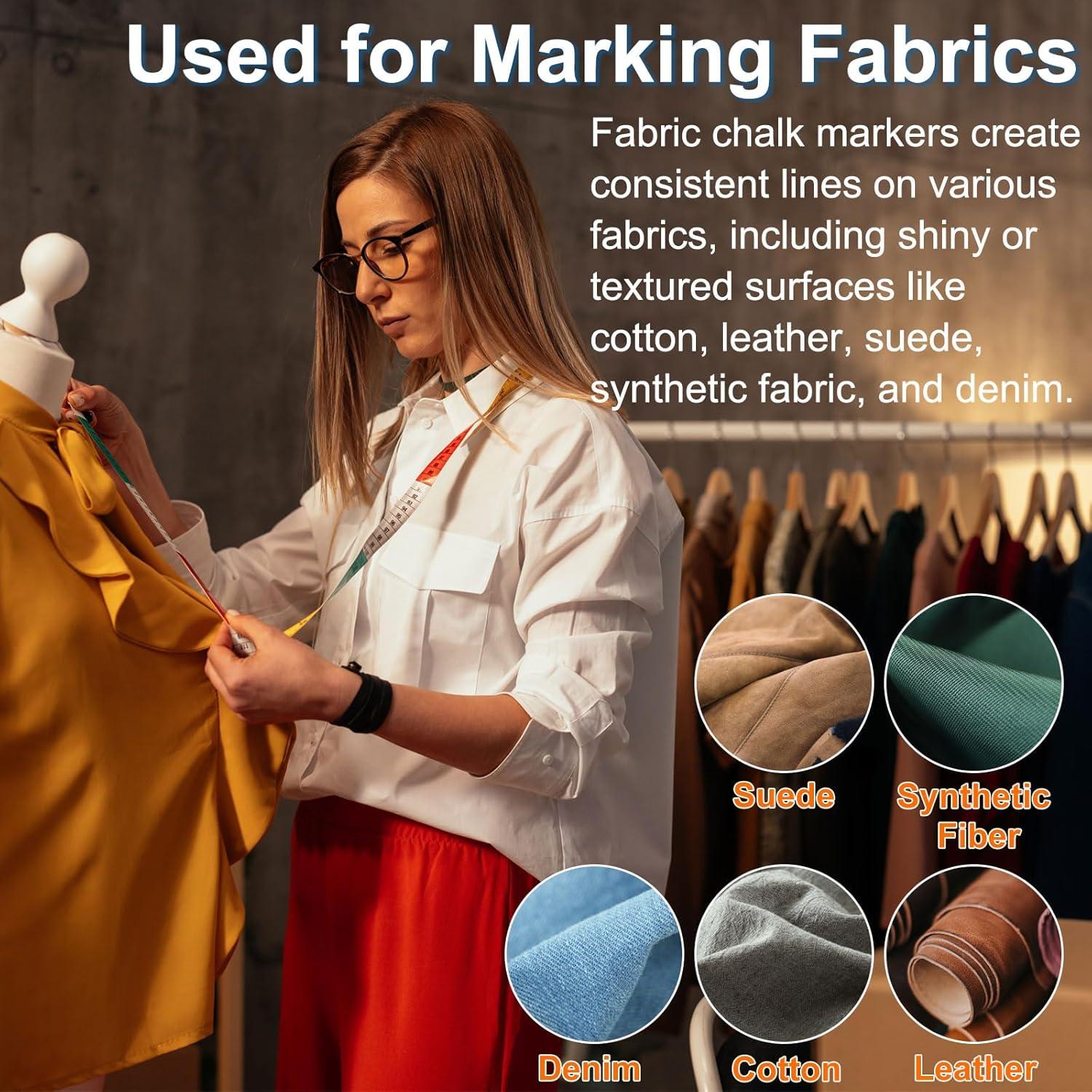 Marcador de Tiza Harfington Blanco para Sastrería y Manualidades