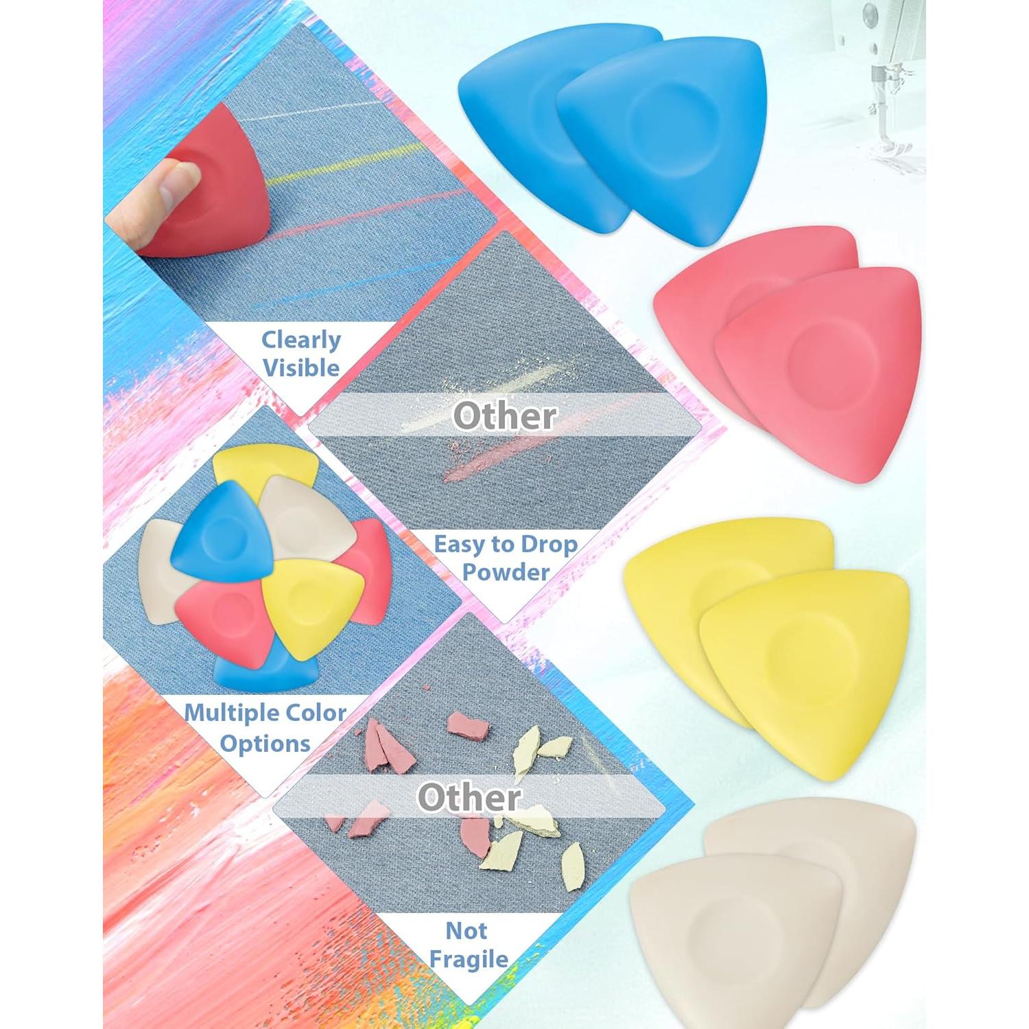 Tiza de Sastre FIVEIZERO 8 Piezas Multicolor para Costura