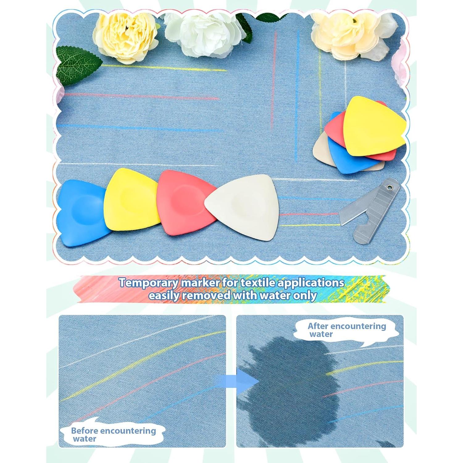 Tiza de Sastre FIVEIZERO 8 Piezas Multicolor para Costura