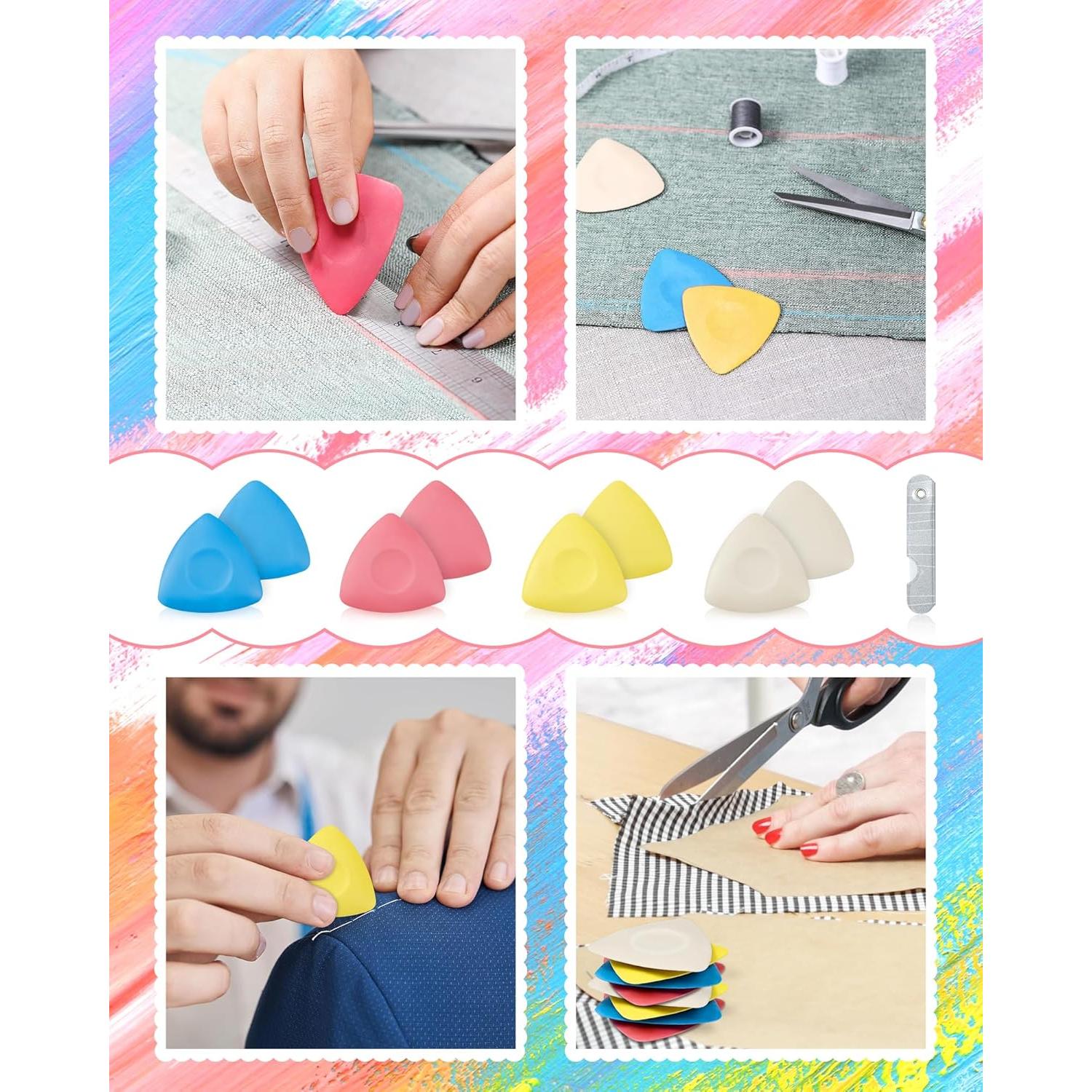 Tiza de Sastre FIVEIZERO 8 Piezas Multicolor para Costura