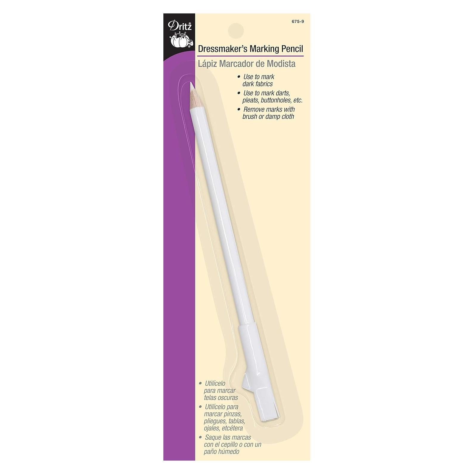 Lápiz de Marcado para Modistas Dritz con Borrador Blanco