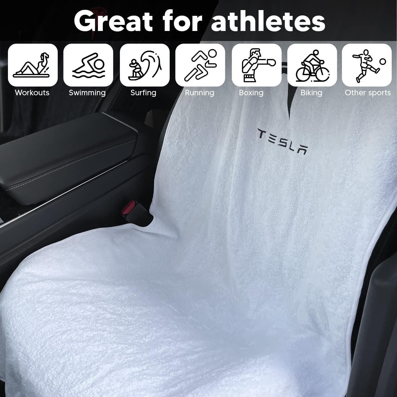 Funda de Asiento de Coche Piora para Tesla - Impermeable y Lavable