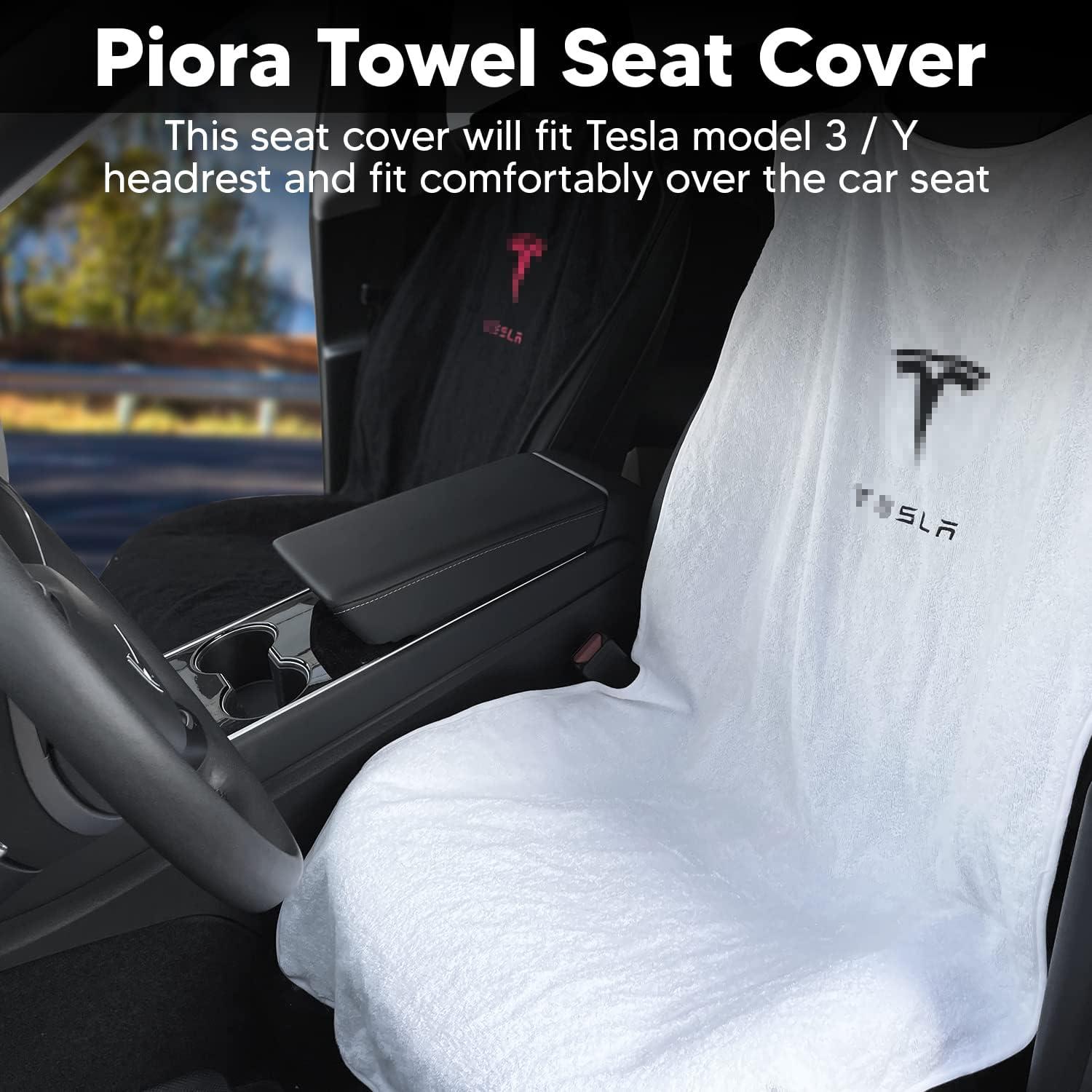 Funda de Asiento de Coche Piora para Tesla - Impermeable y Lavable