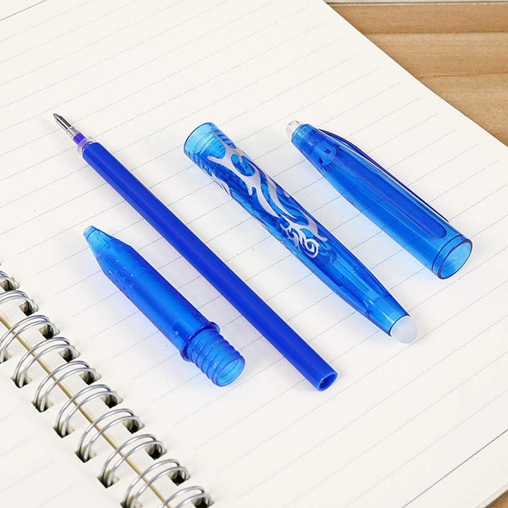 Bolígrafos de Gel Borrables QTQYQJ - Paquete de 8 Colores 0.5mm