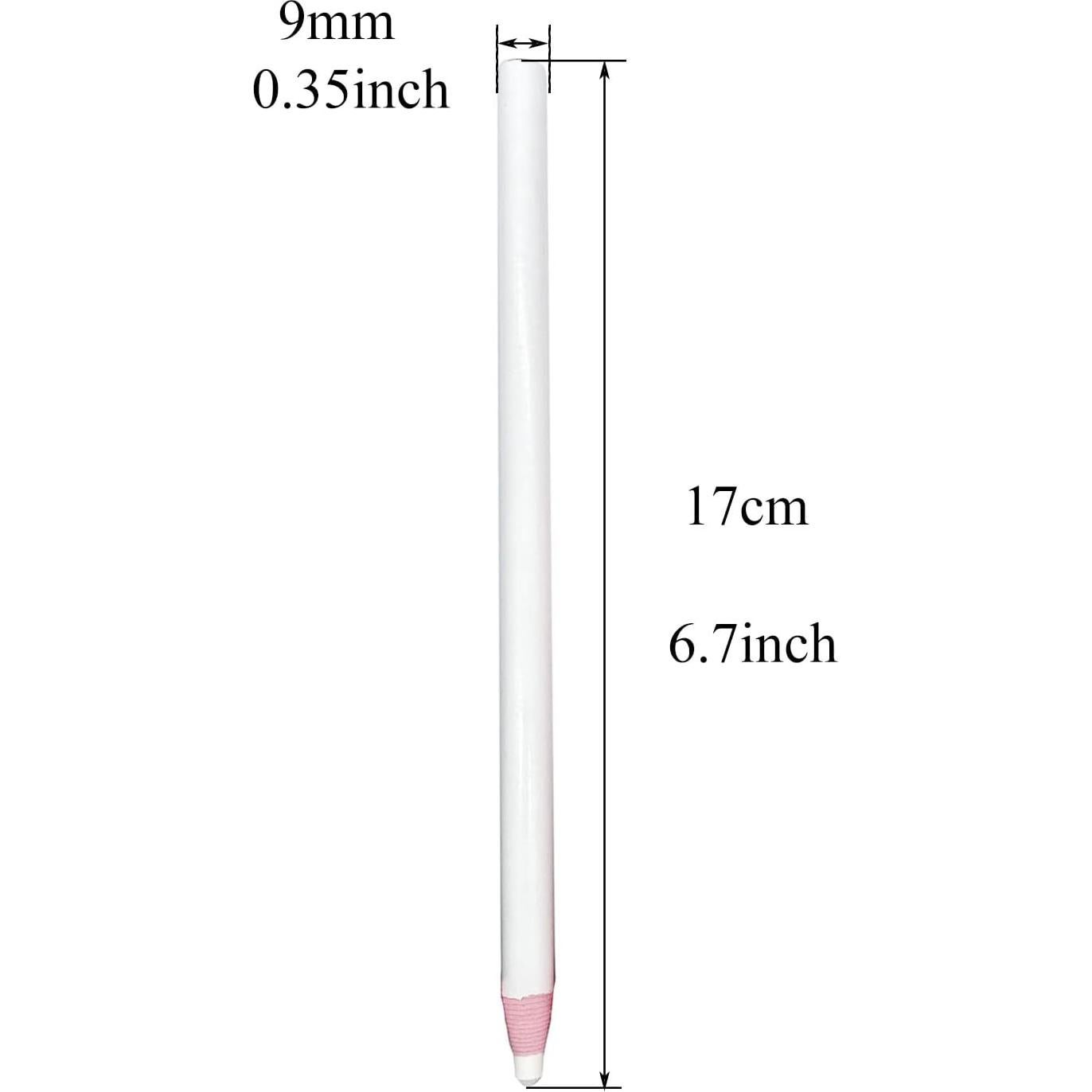 Lápiz de Marcado para Costura YOLIKO 6 Pcs Blanco Borrable
