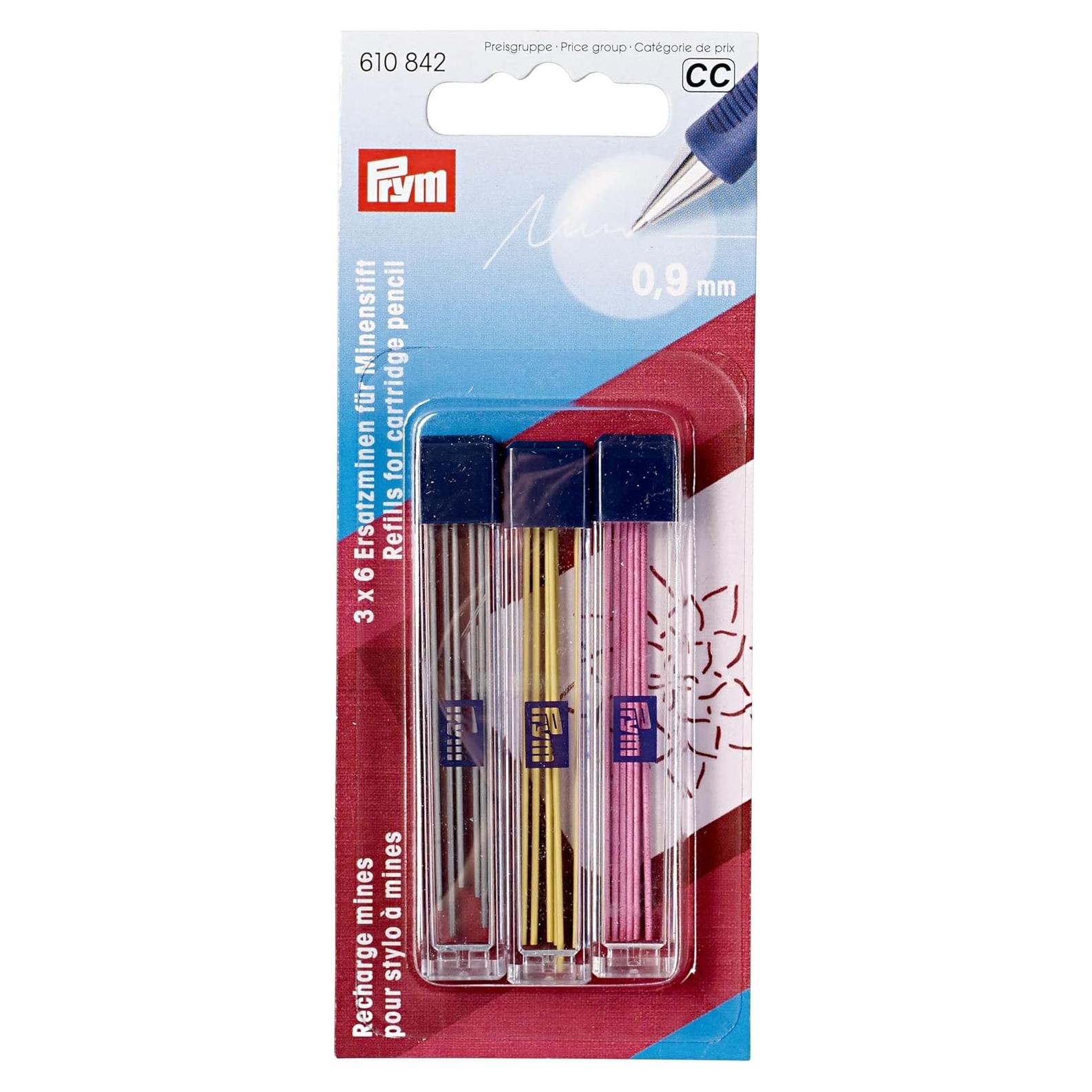 Recargas de cartucho TOKO-Kurzwaren 0.9mm surtido 3 colores