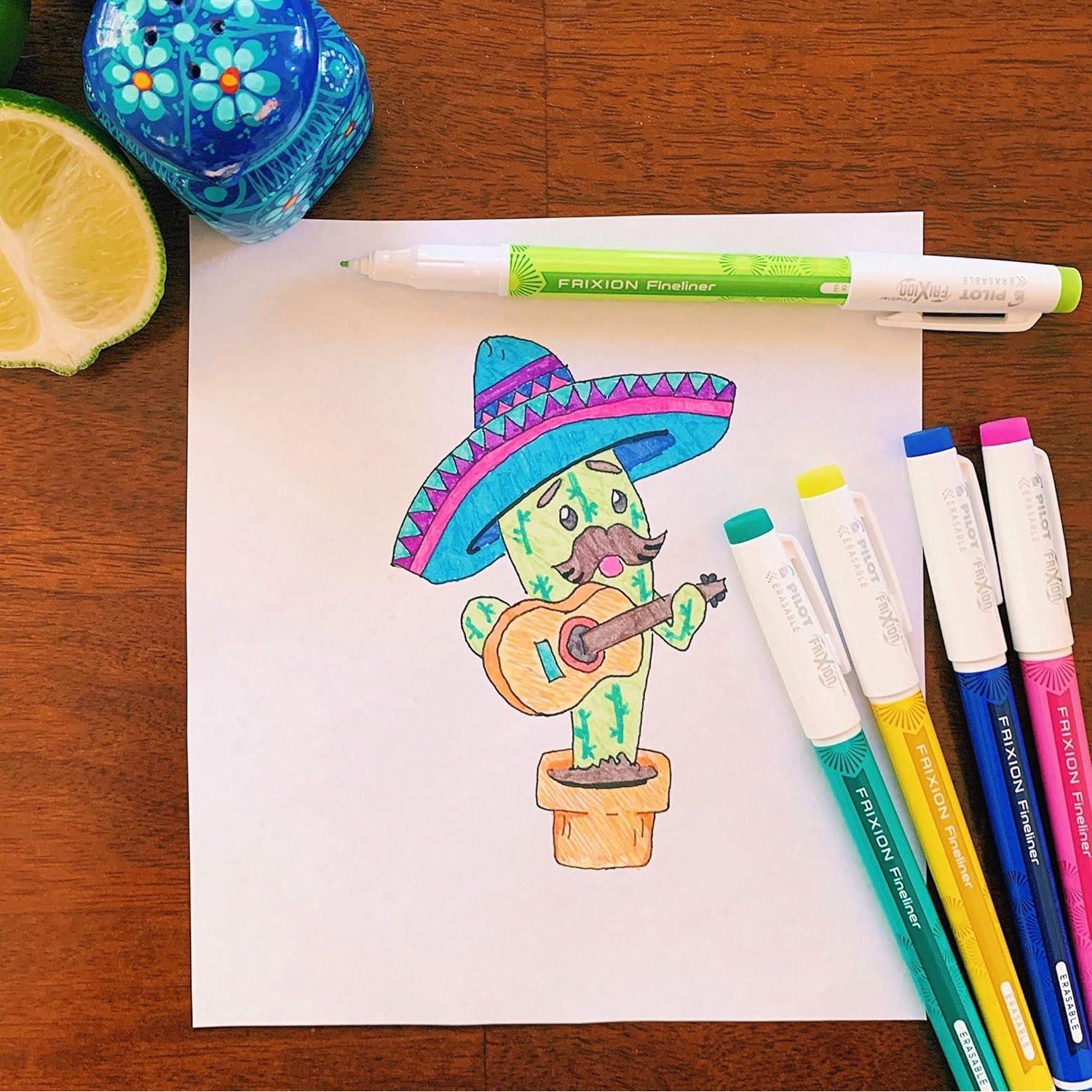 Bolígrafos Marcadores Borrables Pilot FriXion 0.7 mm, Paquete de 12