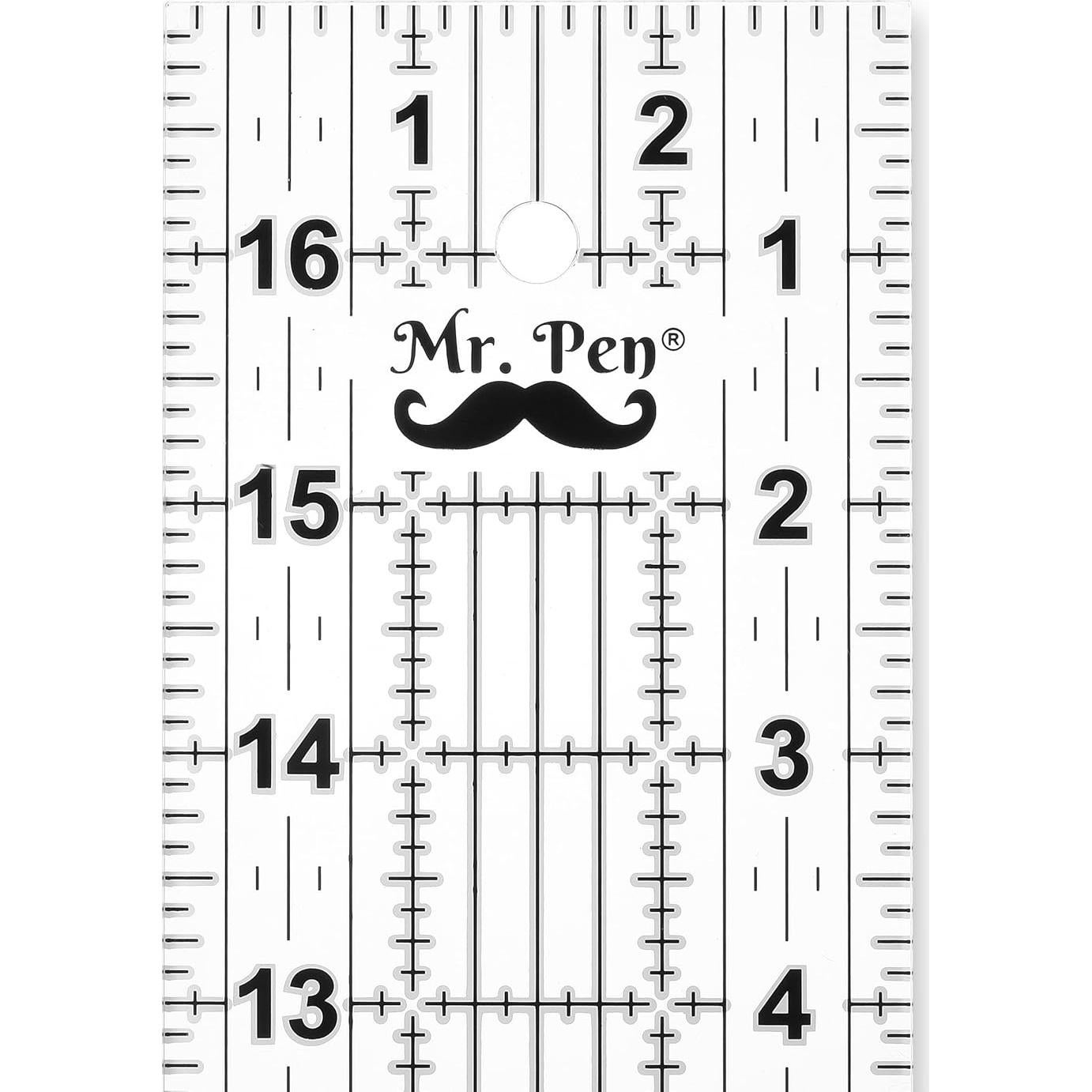 Regla de Costura Mr. Pen 43.18 cm Antideslizante Acolchado
