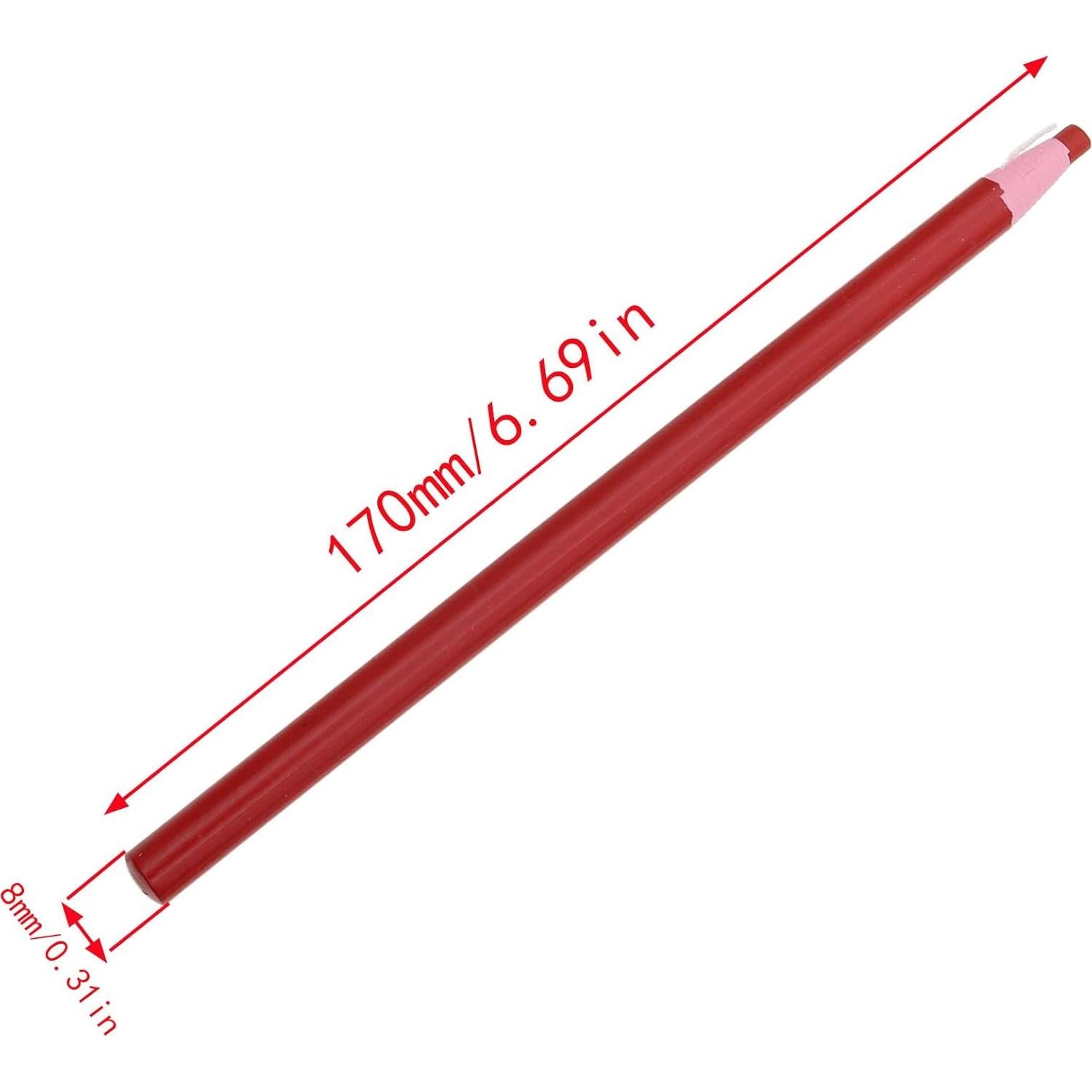 12 Lápices de Marcado para Costura Sunnates - 6 Colores