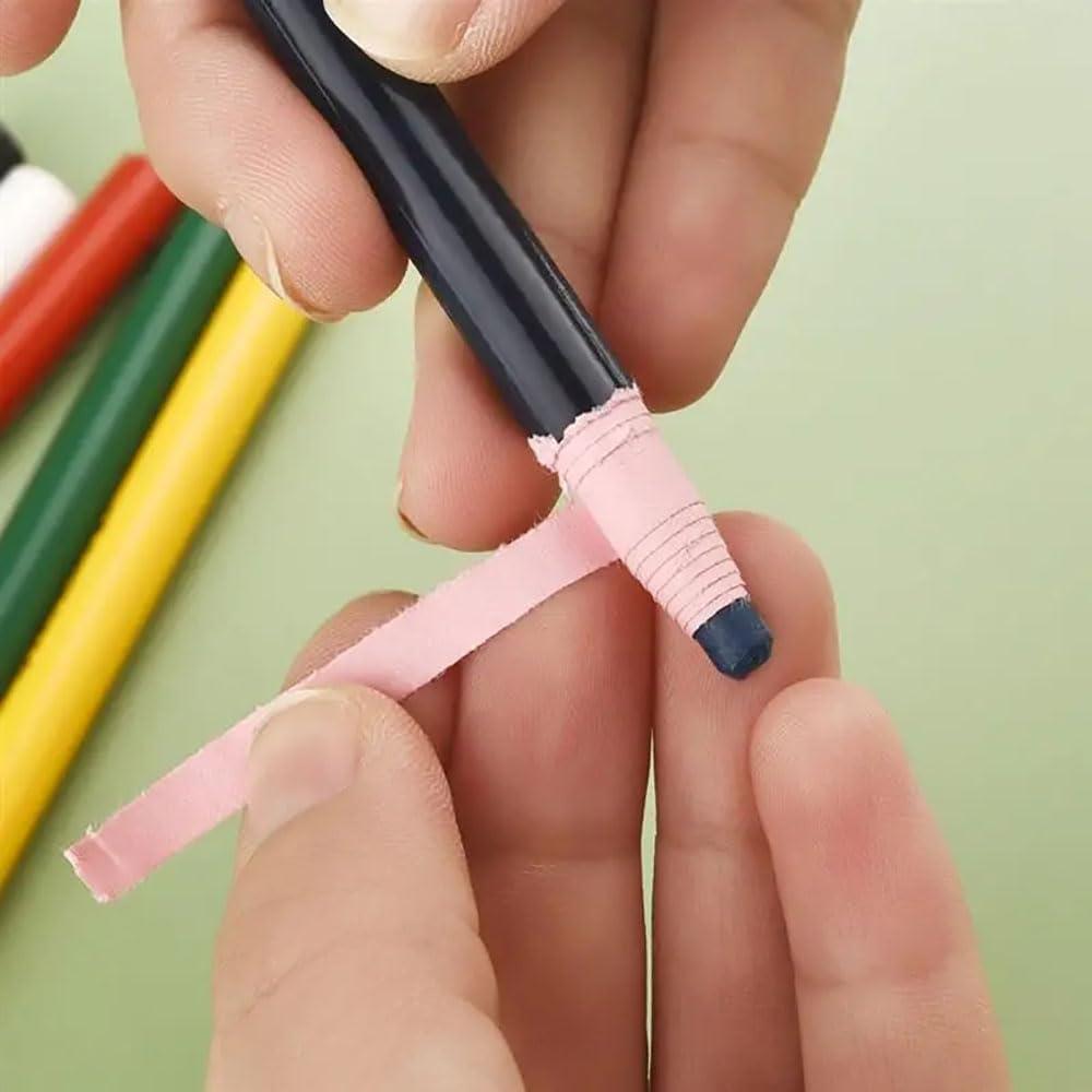 12 Lápices de Marcado para Costura Sunnates - 6 Colores