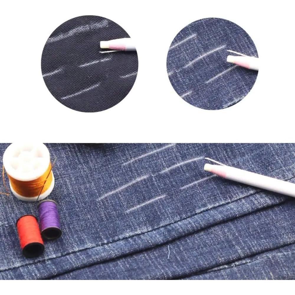 12 Lápices de Marcado para Costura Sunnates - 6 Colores