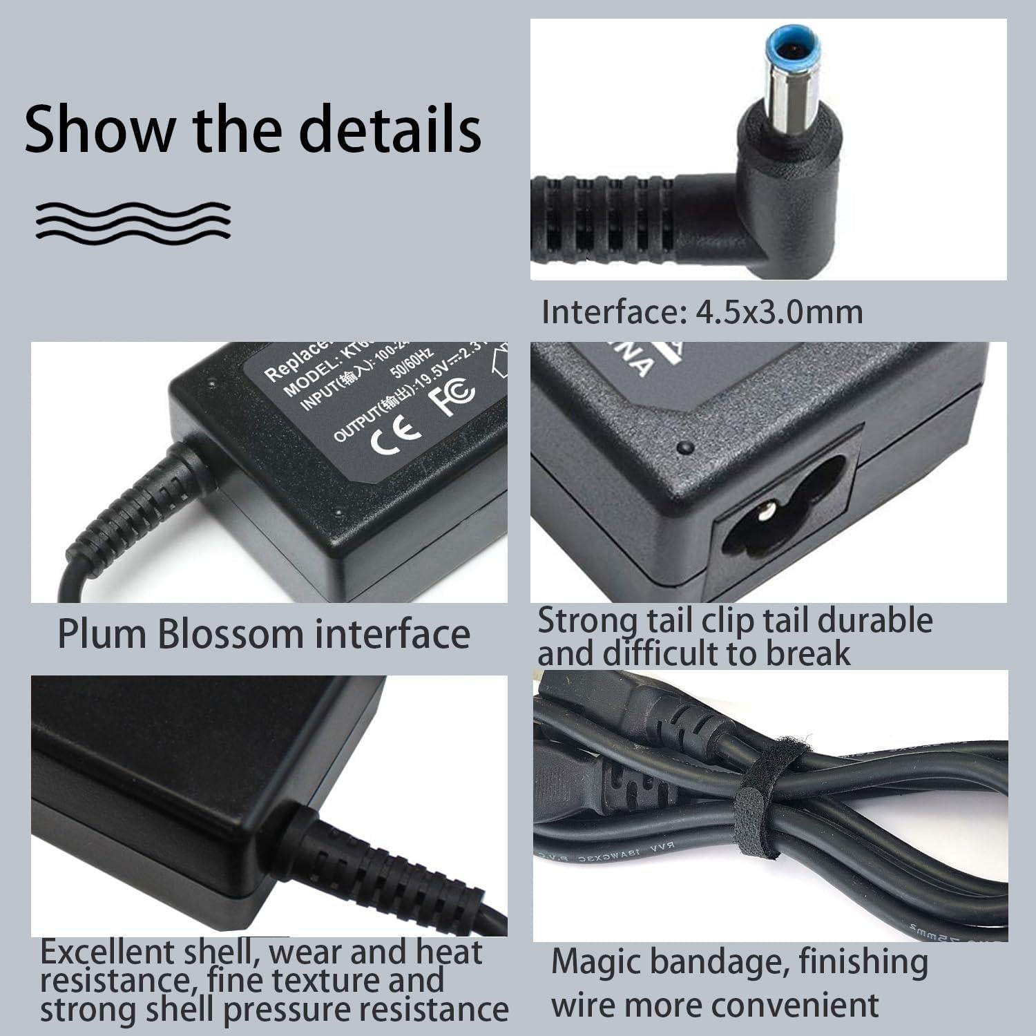 Adaptador de CA 45W HP Pavilion x360 Envy Elitebook 840