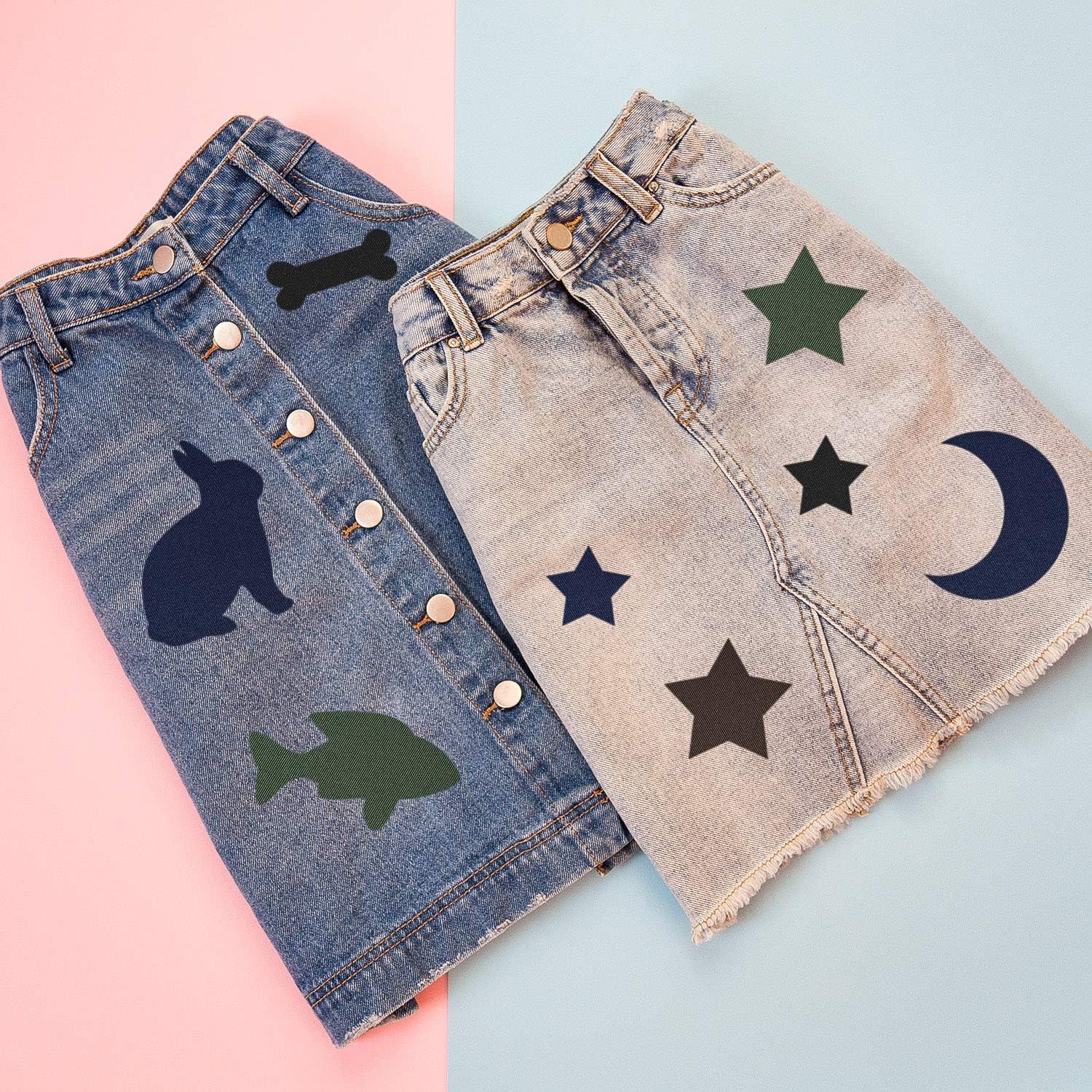 30 Piezas Parches de Planchar Boao 12.5x9.5cm Algodón