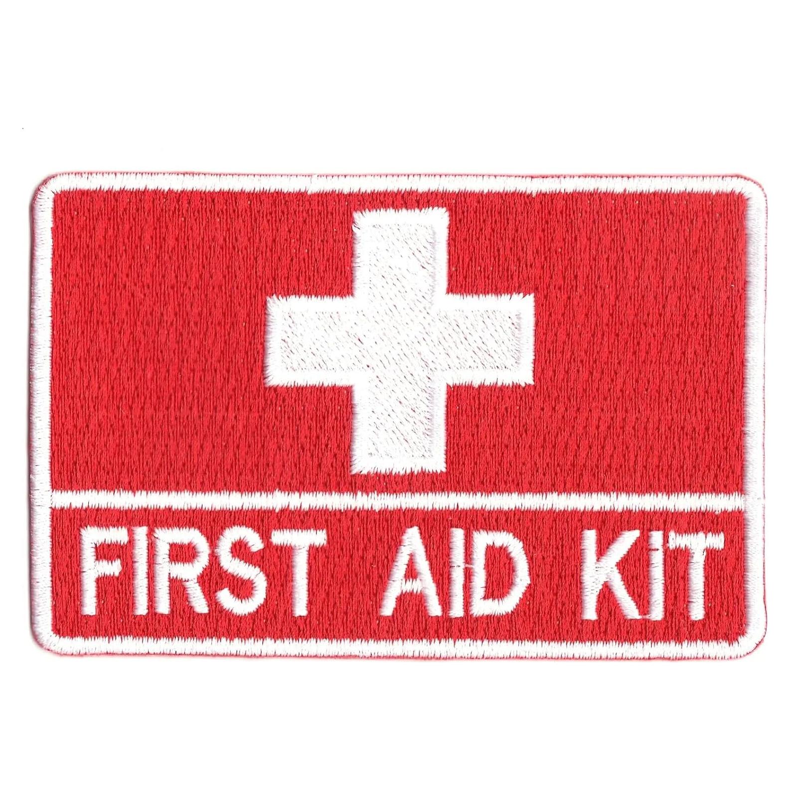 Parche Bordado Kit de Primeros Auxilios Save 6.35x3.81 cm