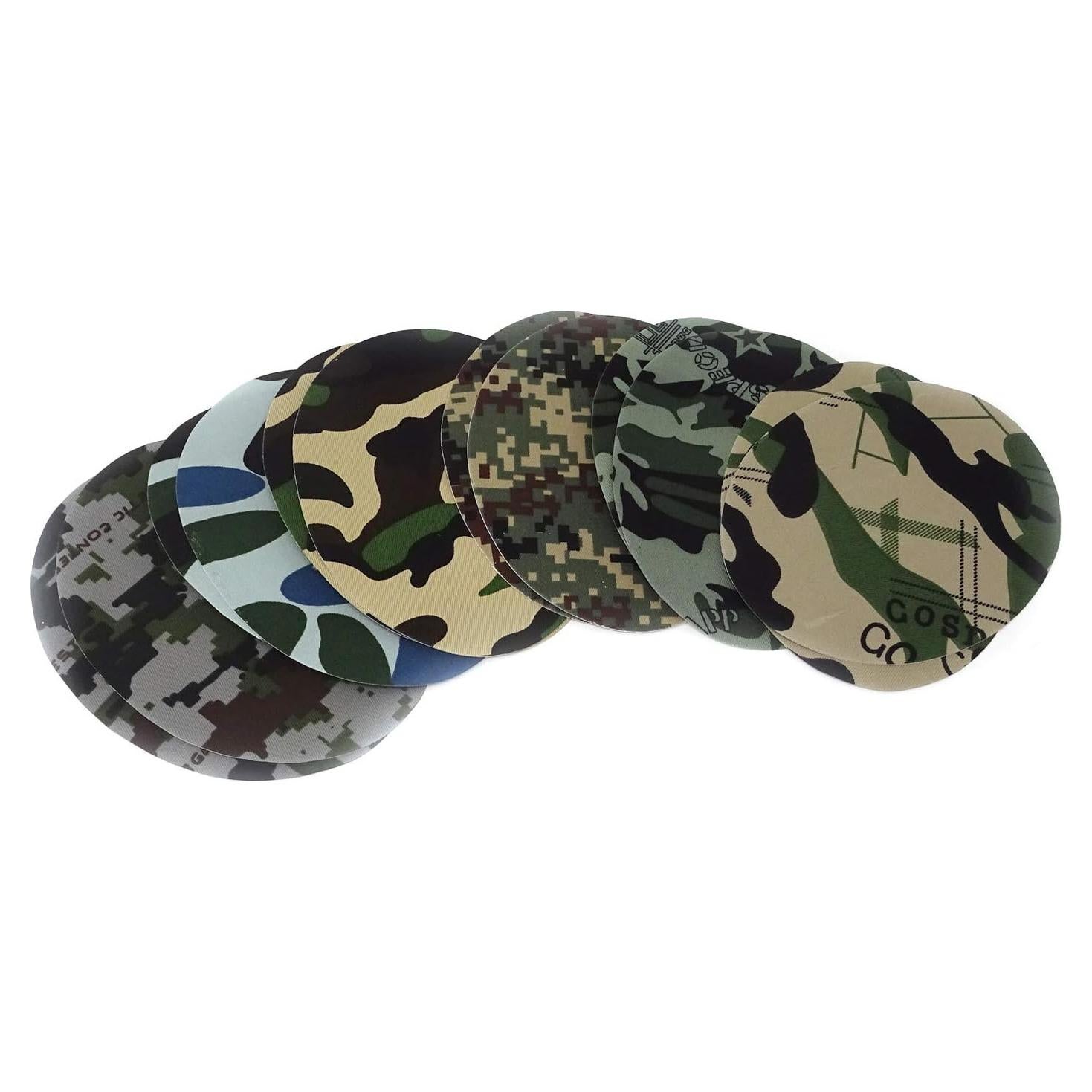 Kit de Parches de Algodón Honbay 12pcs Camuflaje 14.3x11.1cm