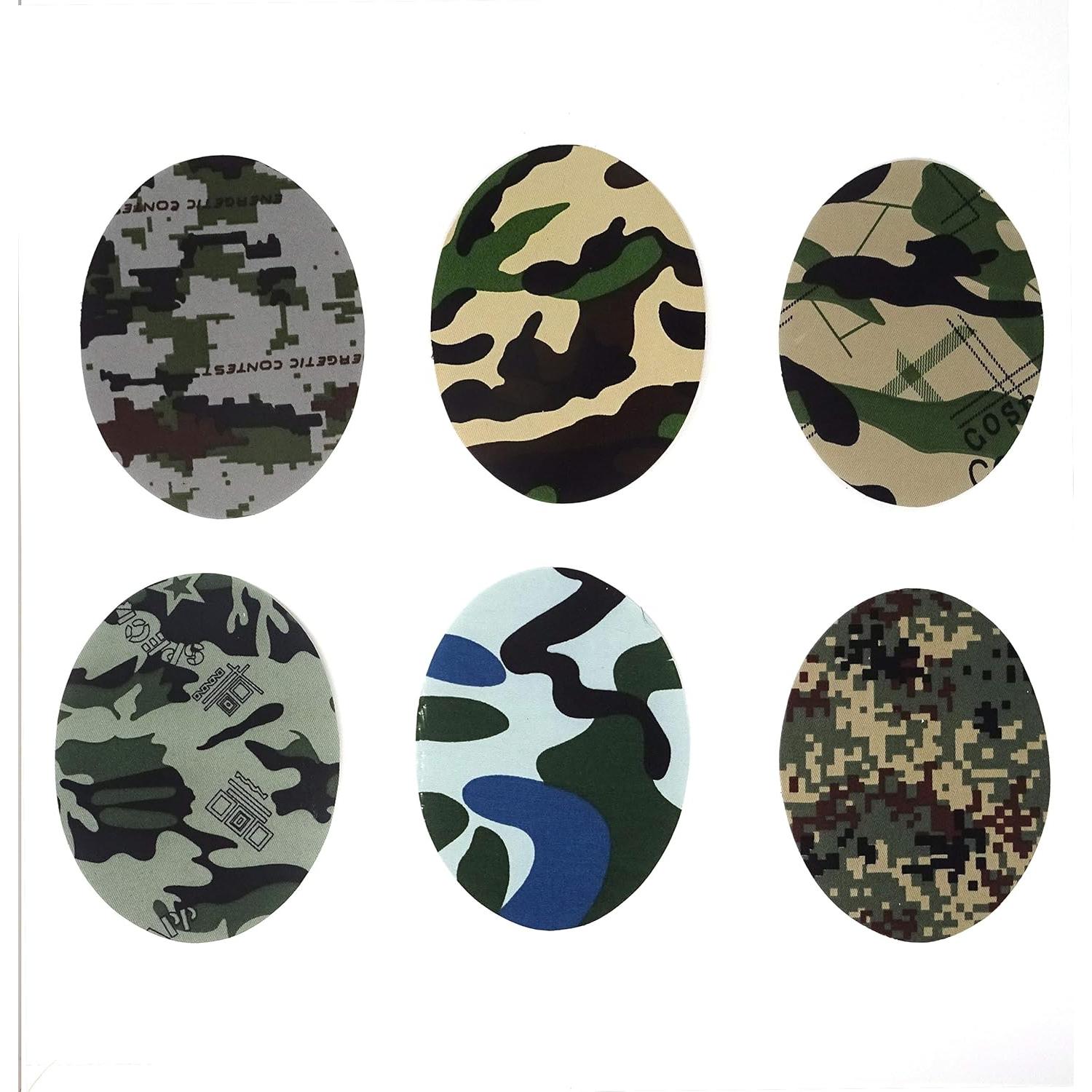 Kit de Parches de Algodón Honbay 12pcs Camuflaje 14.3x11.1cm
