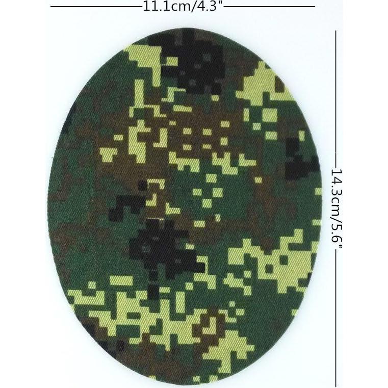 Kit de Parches de Algodón Honbay 12pcs Camuflaje 14.3x11.1cm