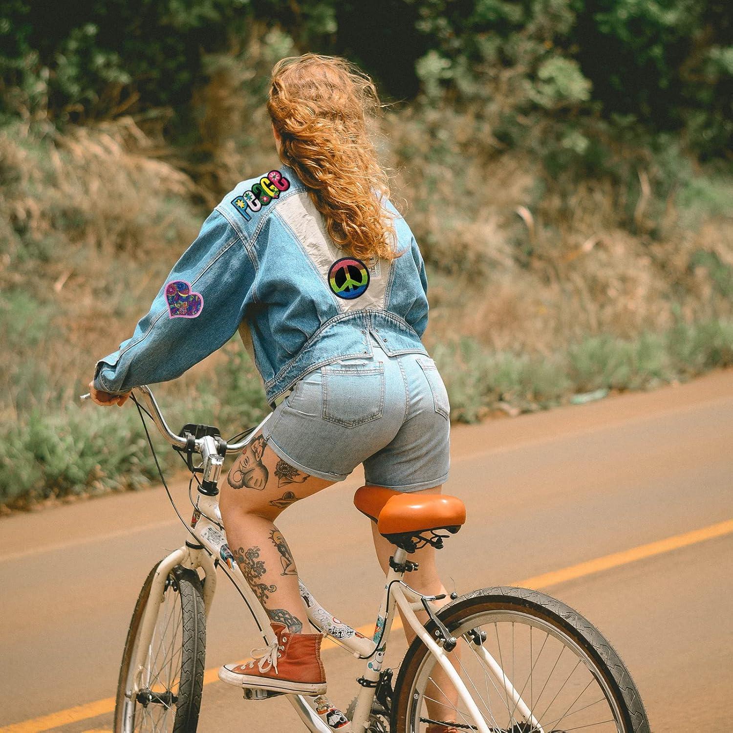 14 Parches de Planchar Joynaamn para Ropa y Mochilas - Vintage Hippie