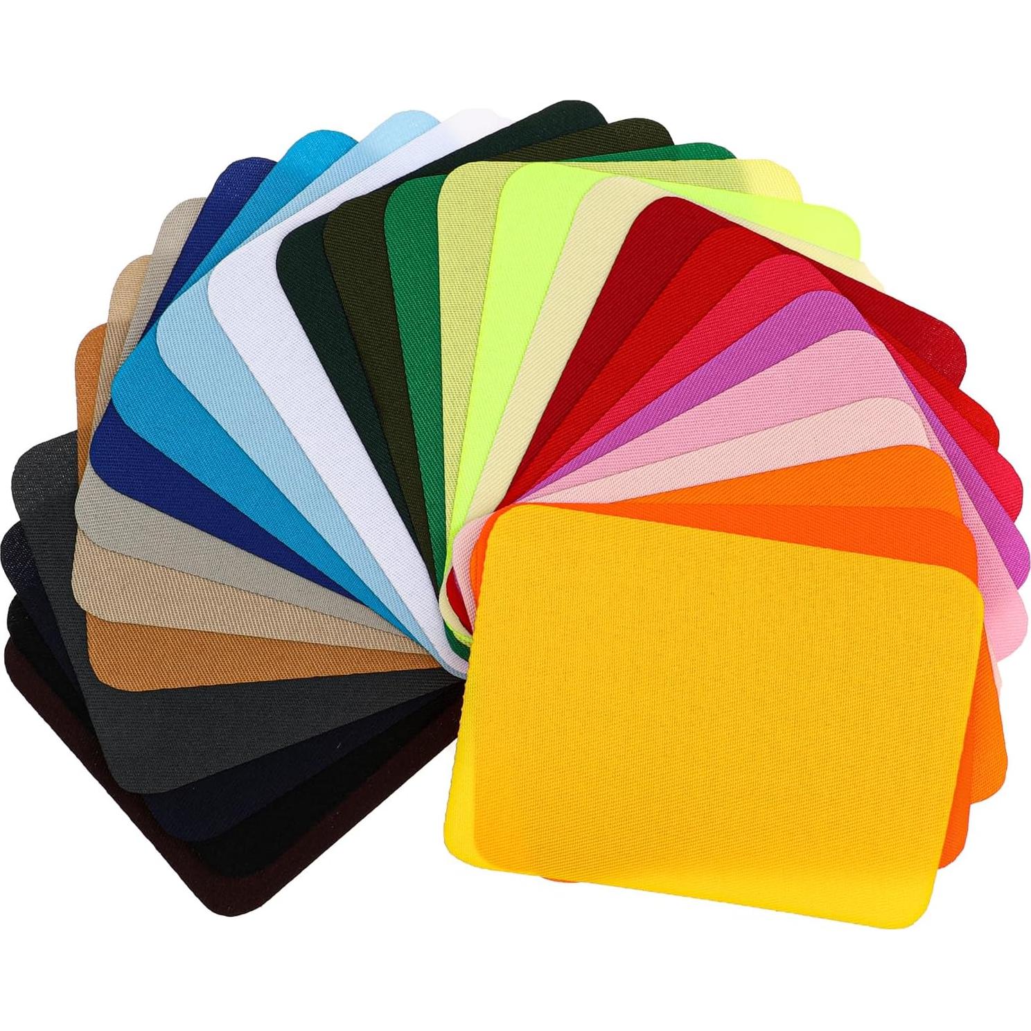 26 Piezas Parches de Planchar Multicolores Qianyu 13x13 cm