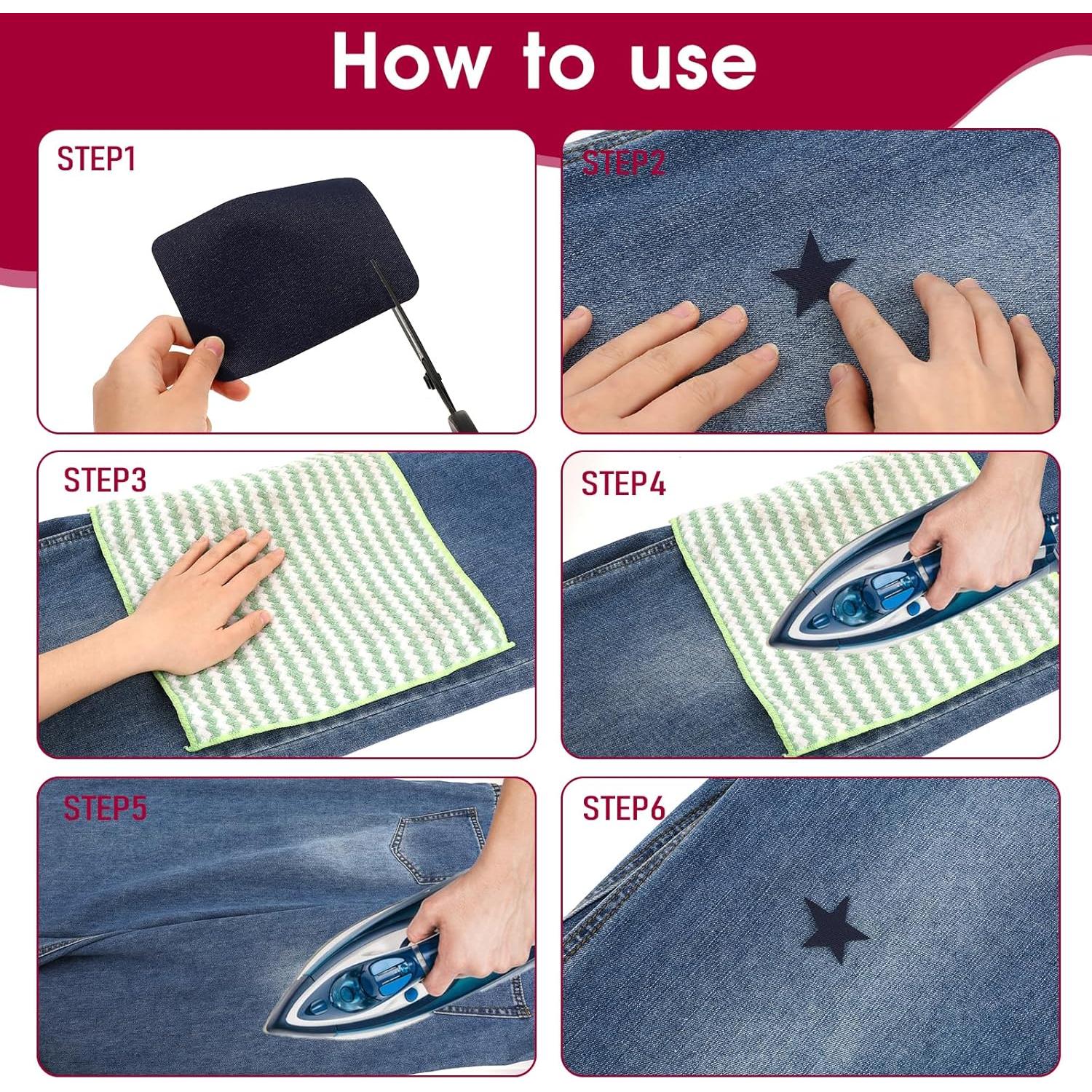 26 Piezas Parches de Planchar Multicolores Qianyu 13x13 cm