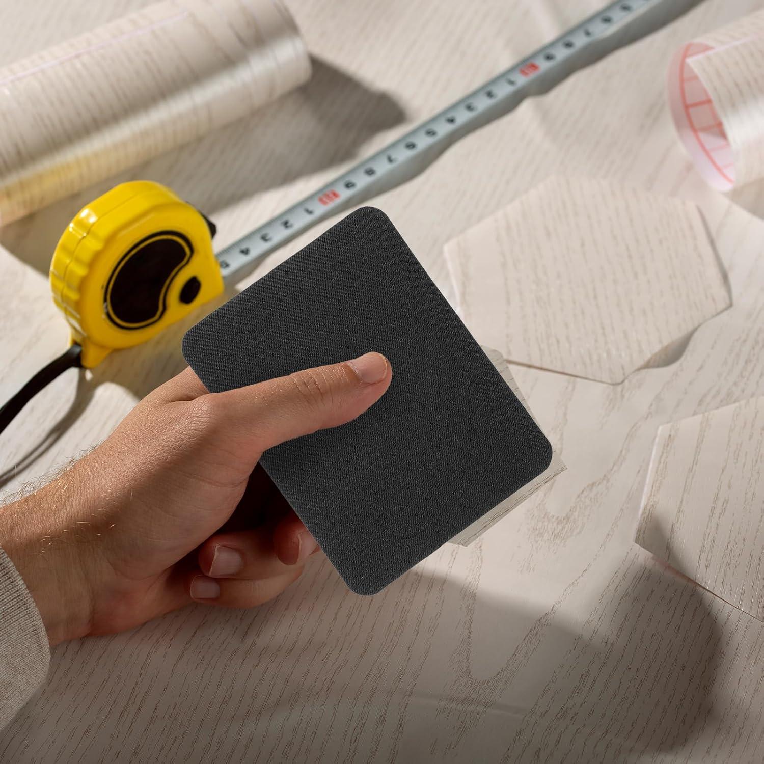 Giantree Parche Termoadhesivo Negro 15 Piezas 12.5x9.5cm