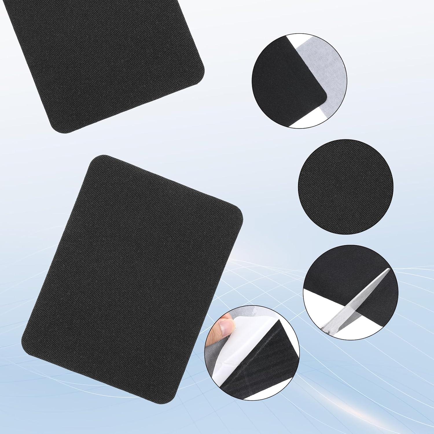 Giantree Parche Termoadhesivo Negro 15 Piezas 12.5x9.5cm