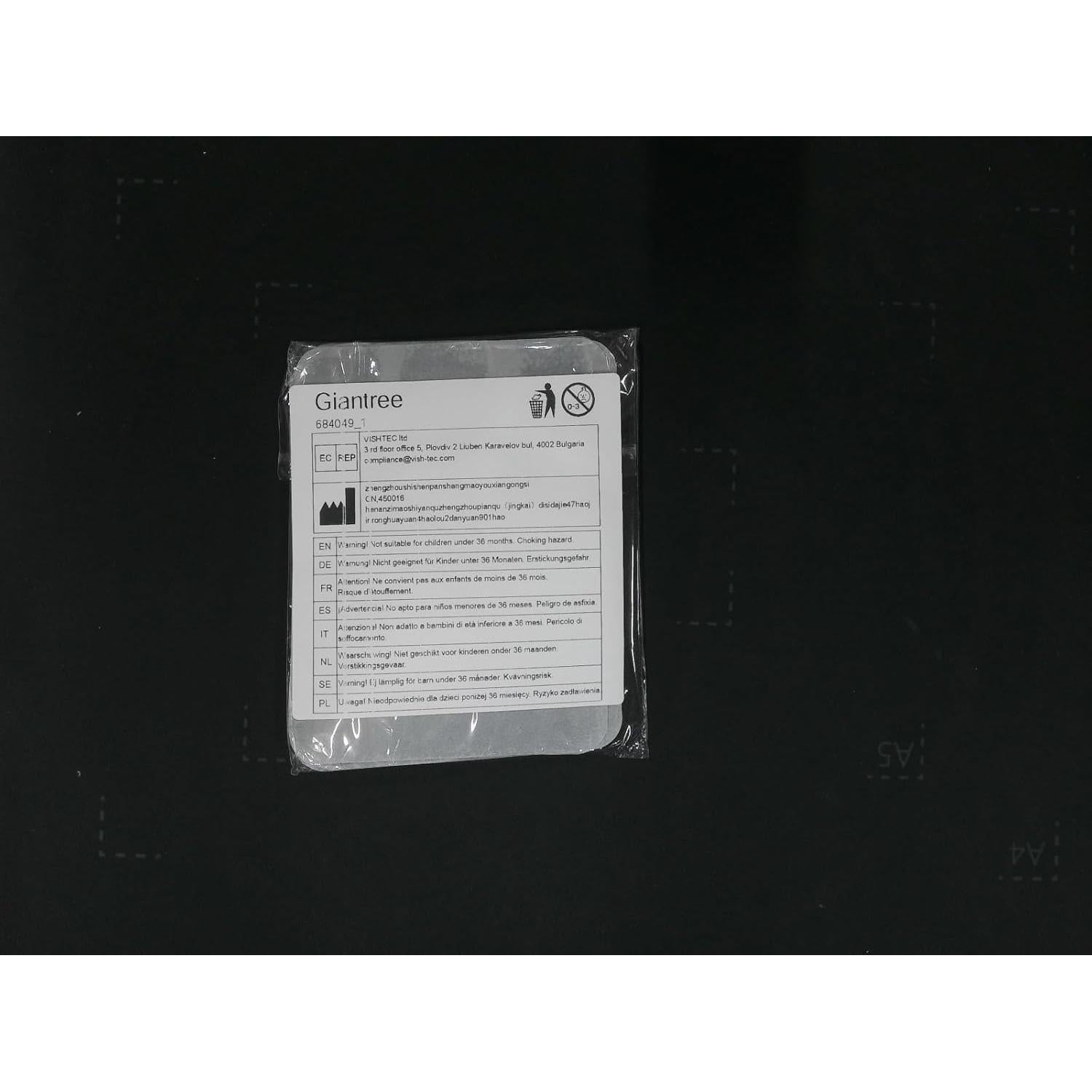 Giantree Parche Termoadhesivo Negro 15 Piezas 12.5x9.5cm