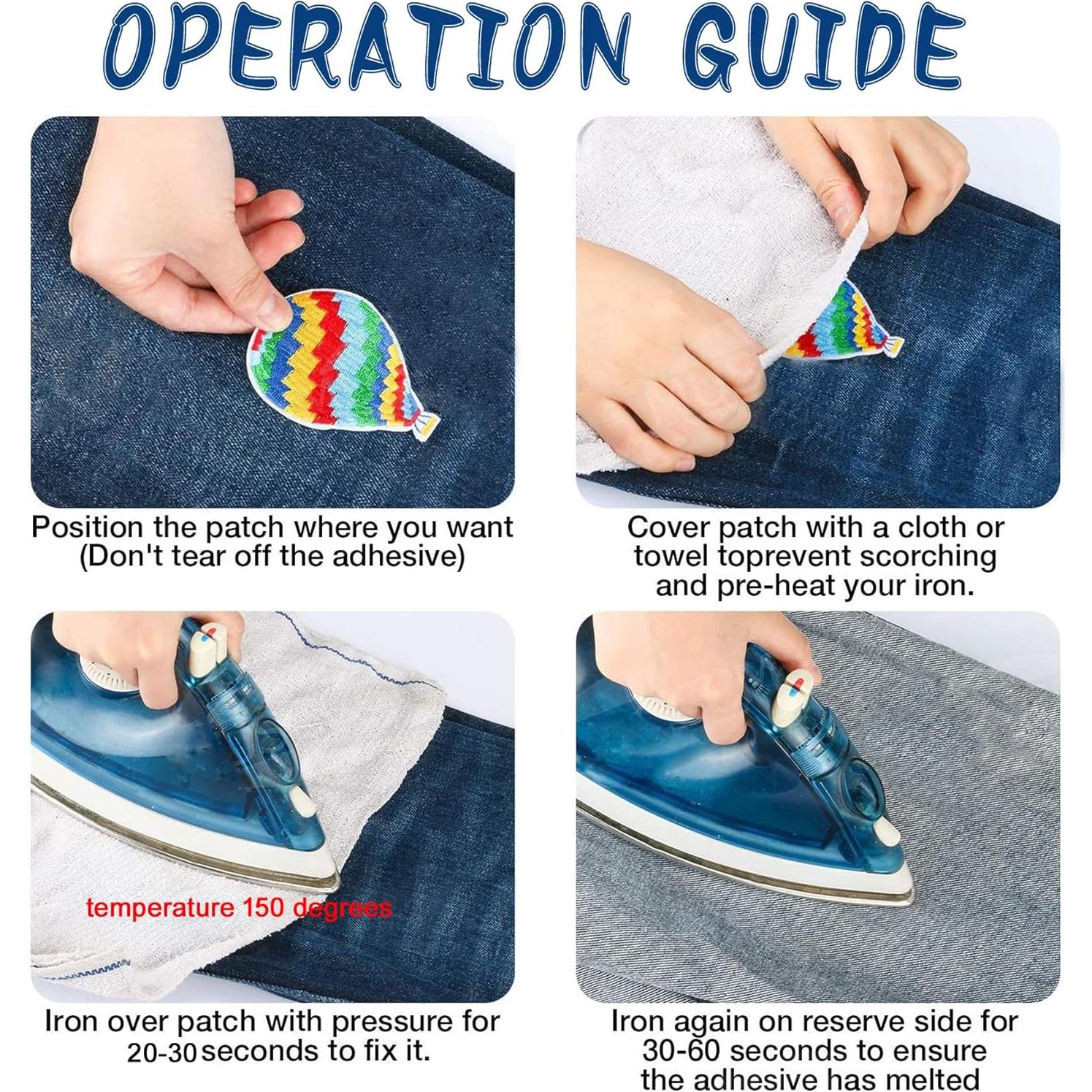 Parche Termoadhesivo CDzyzh 36pcs Frases Divertidas 10x7cm