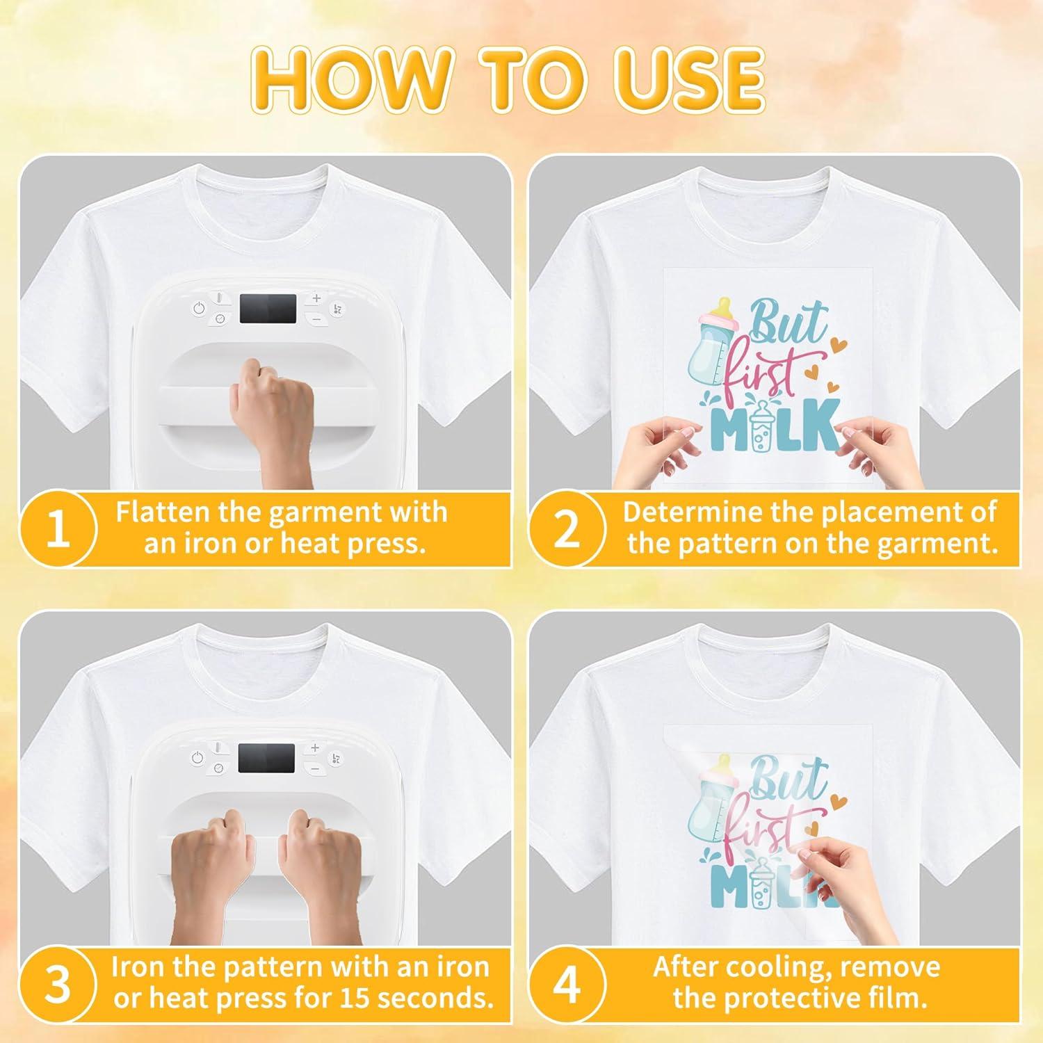 Transfers de Planchar Divertidos CRASHOT - 36 Piezas para Bebés