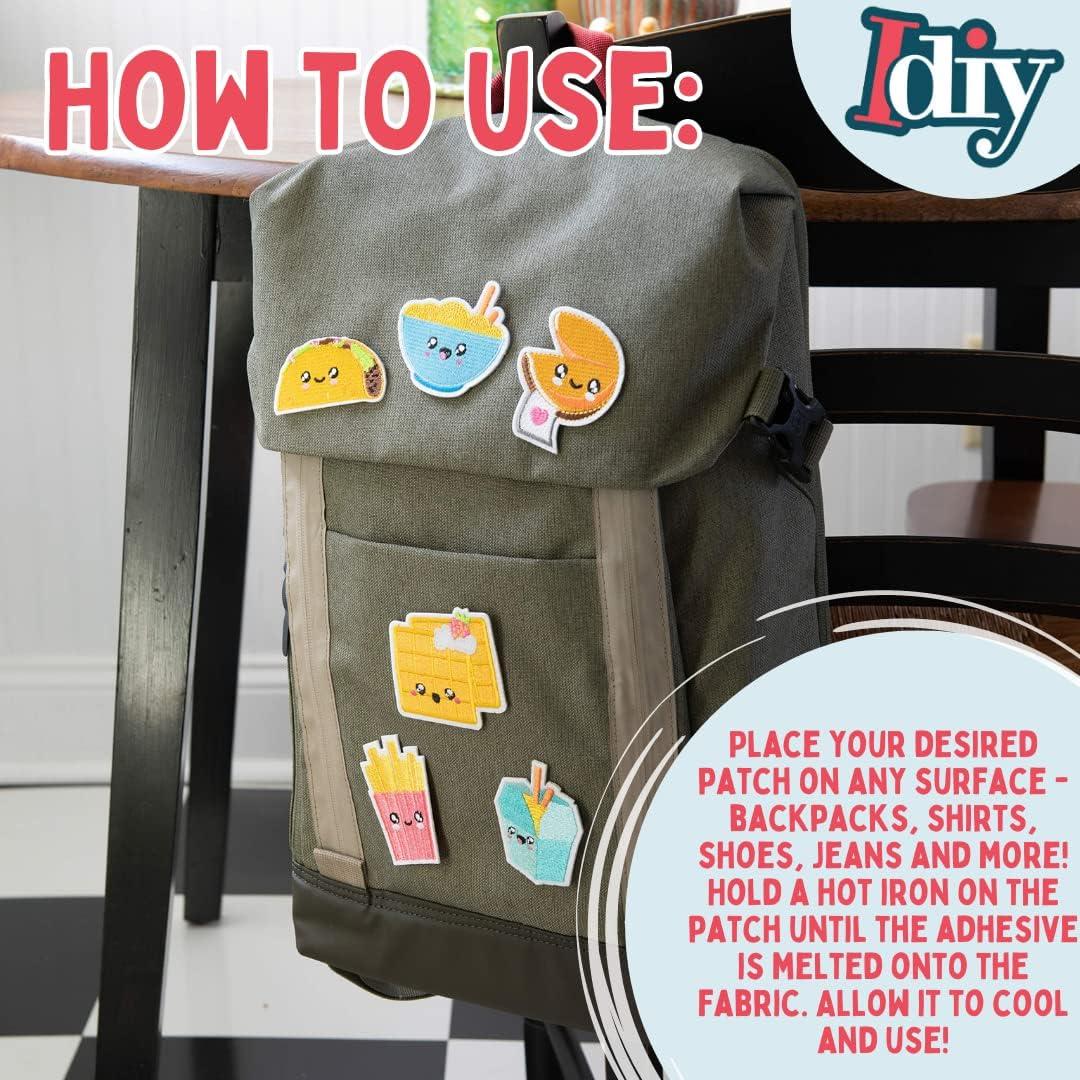 Parches Kawaii de Animales en Comida SCS Direct - 24 Piezas