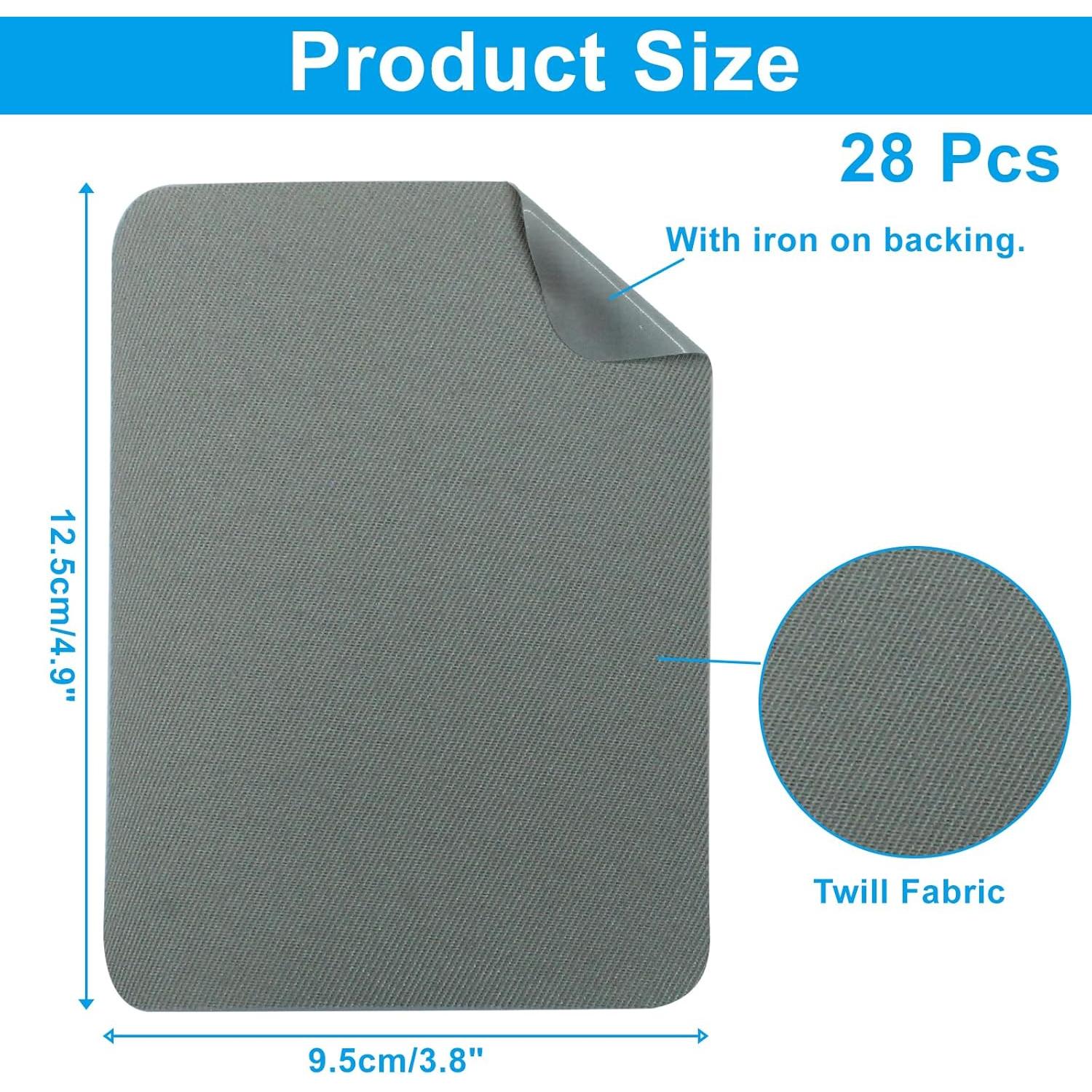 28 Parches de Planchar Multicolores Vibedor 9.4x12.4 cm