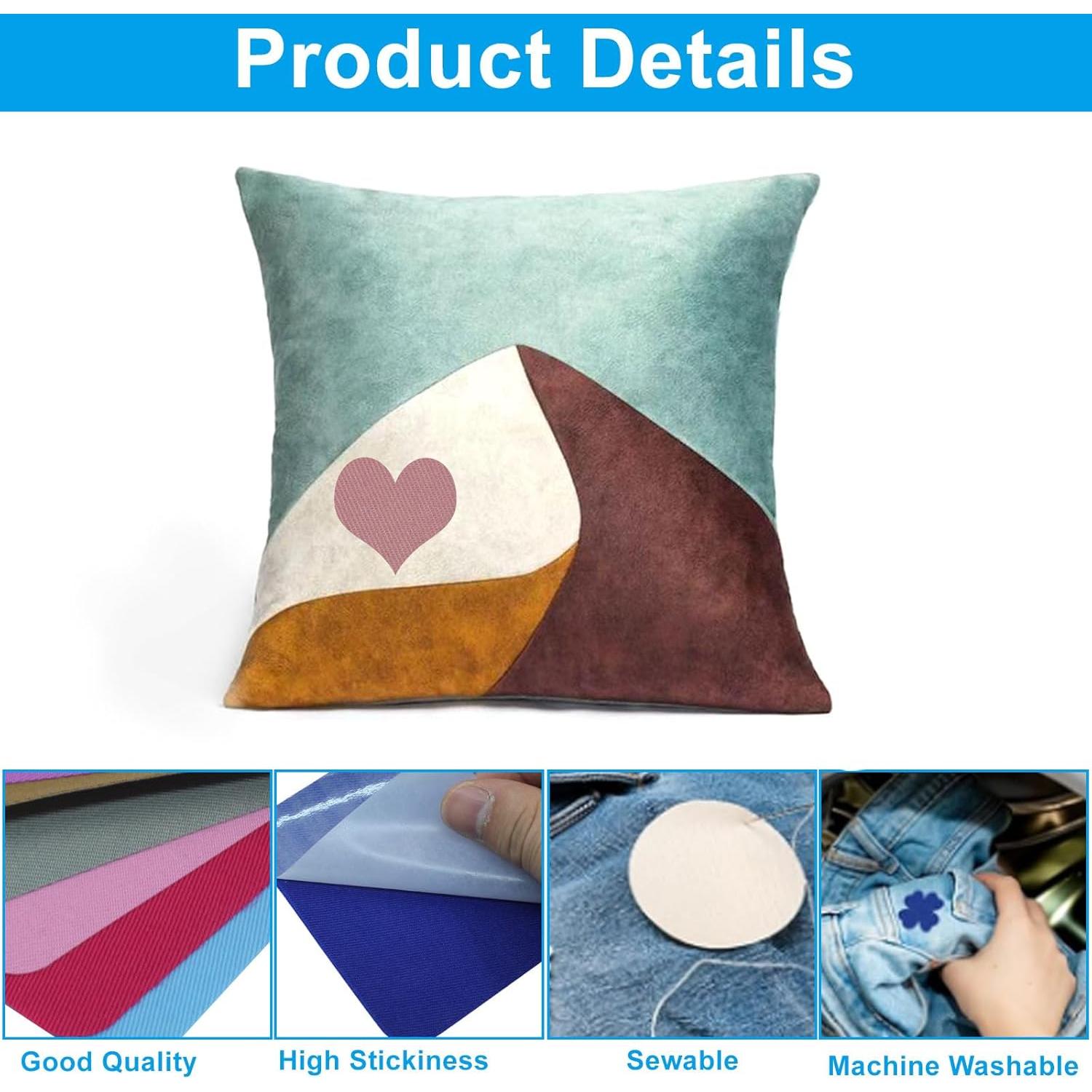 28 Parches de Planchar Multicolores Vibedor 9.4x12.4 cm