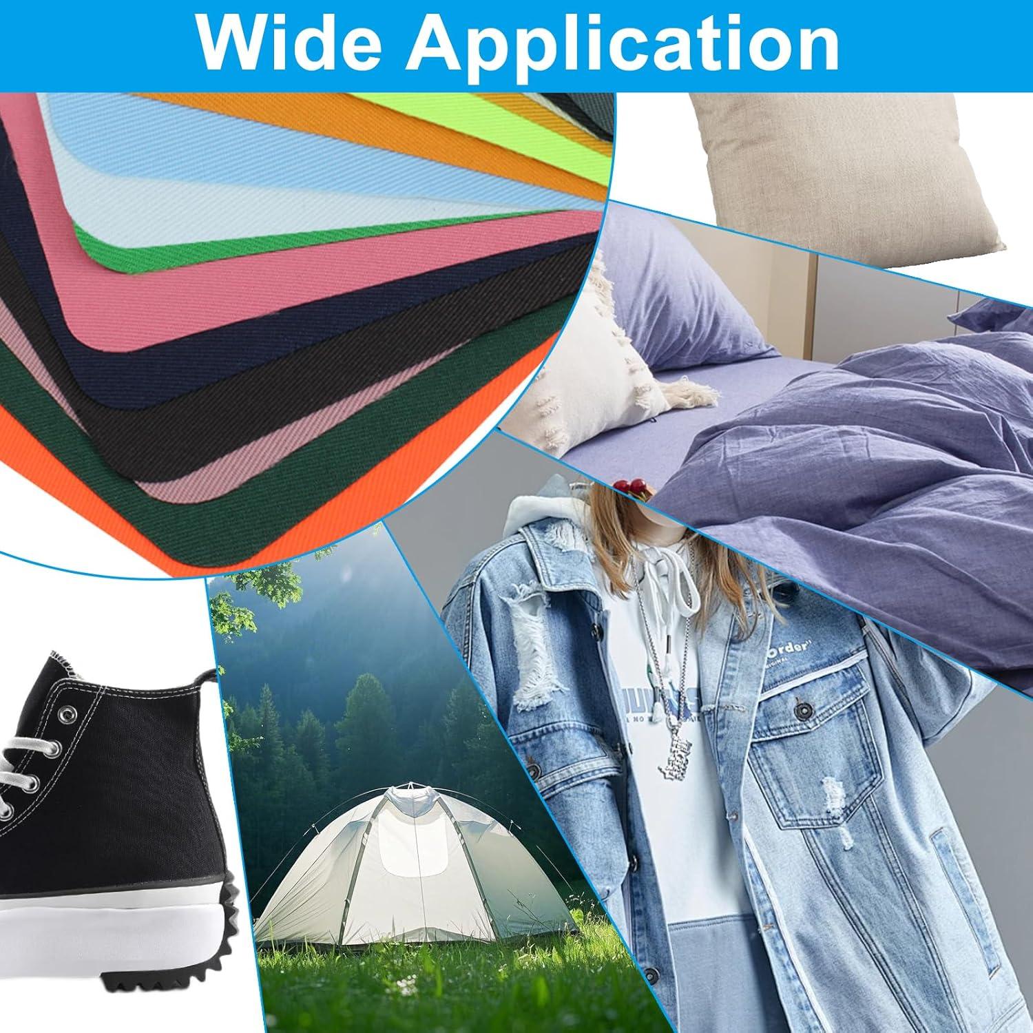 28 Parches de Planchar Multicolores Vibedor 9.4x12.4 cm