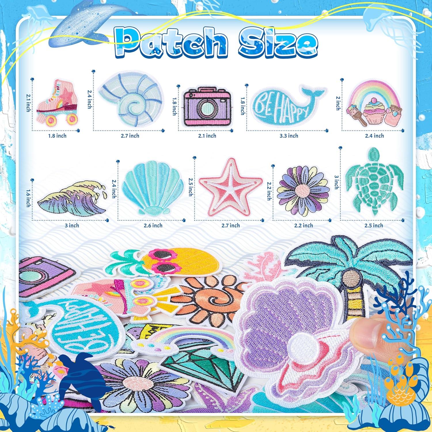 Parche de Planchar Funcolor 36 Piezas Verano Oceánico