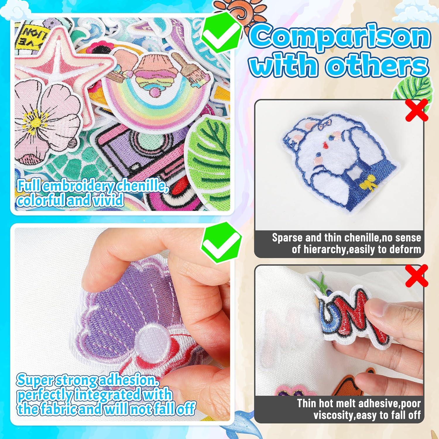 Parche de Planchar Funcolor 36 Piezas Verano Oceánico