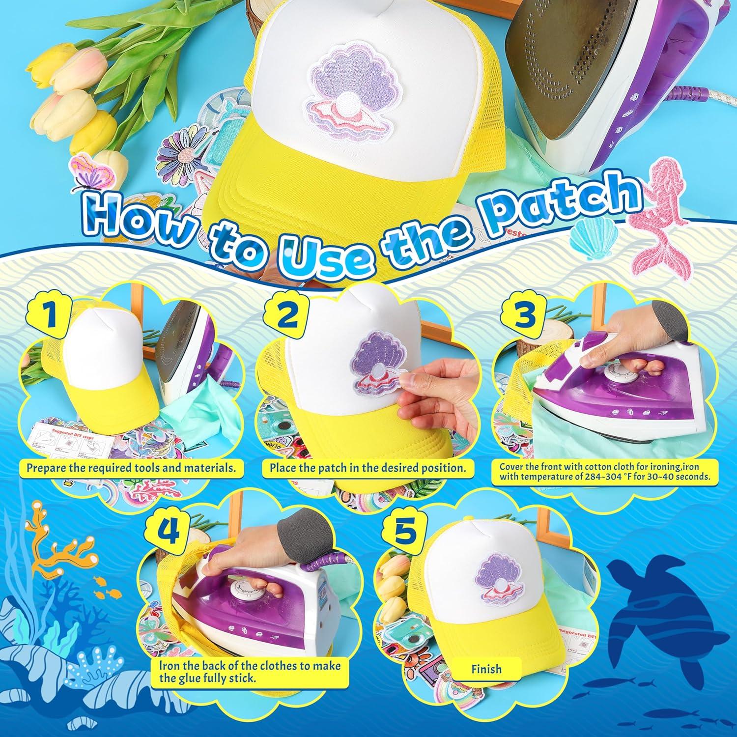 Parche de Planchar Funcolor 36 Piezas Verano Oceánico