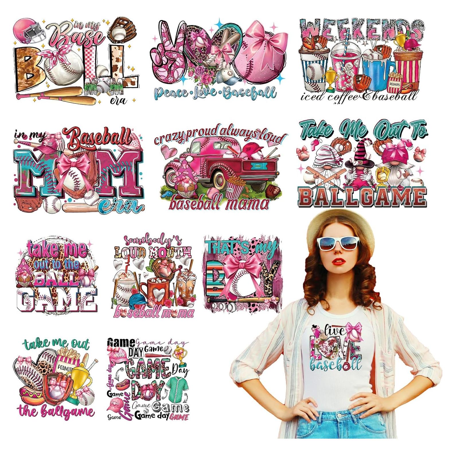 Transferencias de Calor Falueqg - 12 Piezas para Camisetas